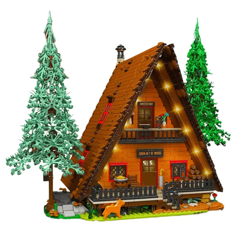 Wooden Cabin In The Woods 3397pcs-0