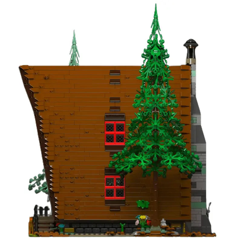 Wooden Cabin In The Woods 3397pcs-1