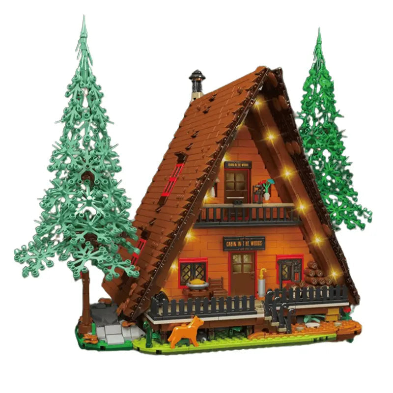 Wooden Cabin In The Woods 3397pcs-4