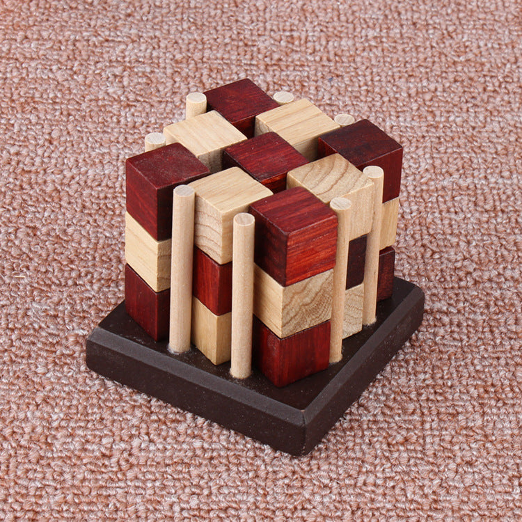 Wooden Educational Building Blocks for Children (4-6 Years)-0