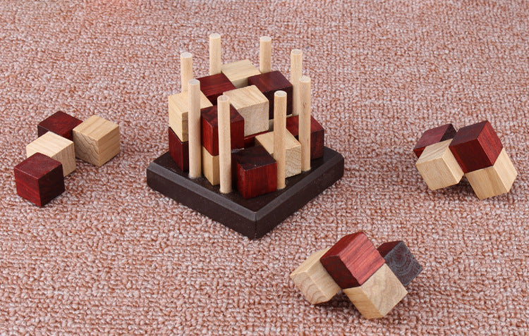 Wooden Educational Building Blocks for Children (4-6 Years)-3