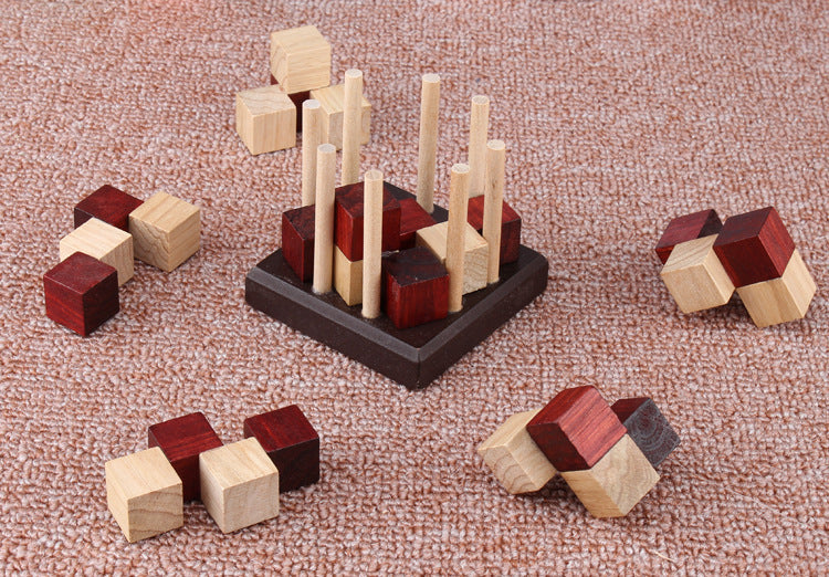 Wooden Educational Building Blocks for Children (4-6 Years)-4