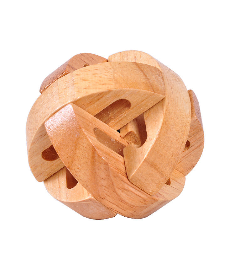 Wooden Educational Puzzle Toy for Adults - Kongming Lock Luban Lock-2