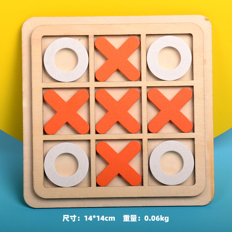 Wooden Tic tac toe Board Game-1