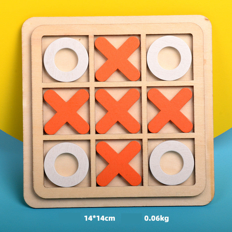 Wooden Tic tac toe Board Game-2