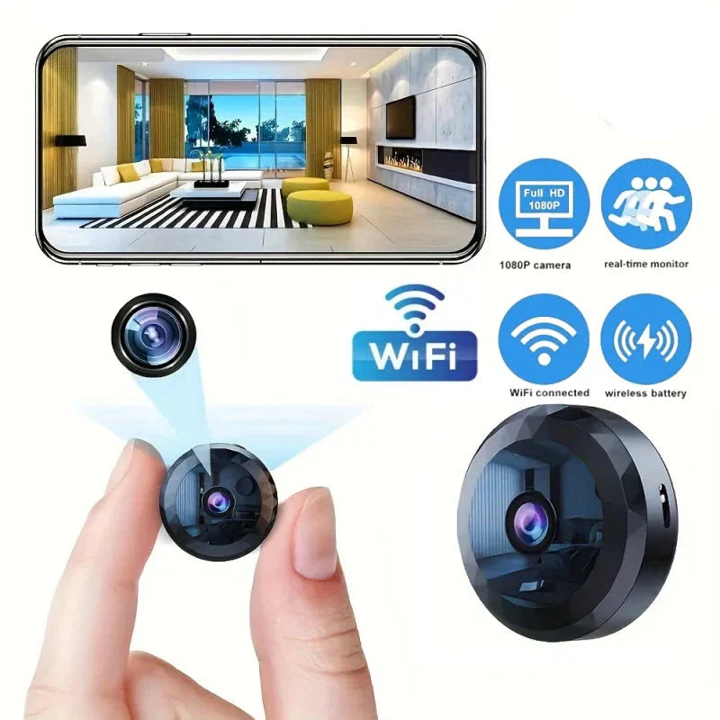 Mini WiFi Wireless Security Camera Night Vision (1080P HD)-1