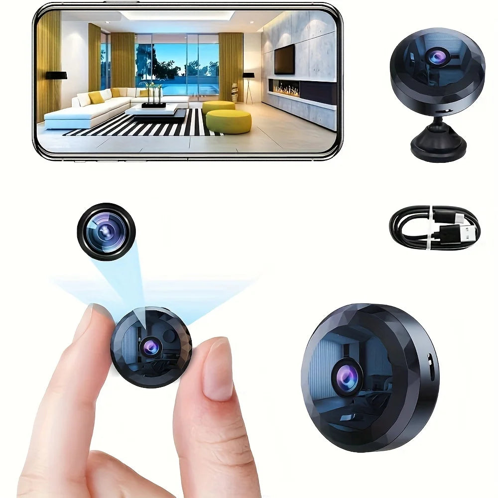 Mini WiFi Wireless Security Camera Night Vision (1080P HD)-0