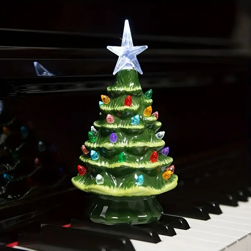 Radiant Glows: Ceramic Christmas Tree Magic-2