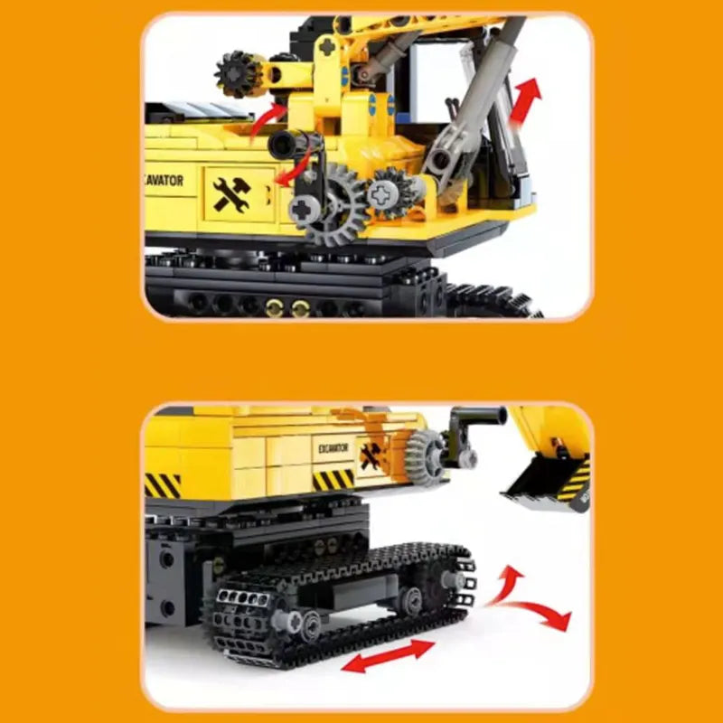 Remote Controlled Excavator 723pcs-2