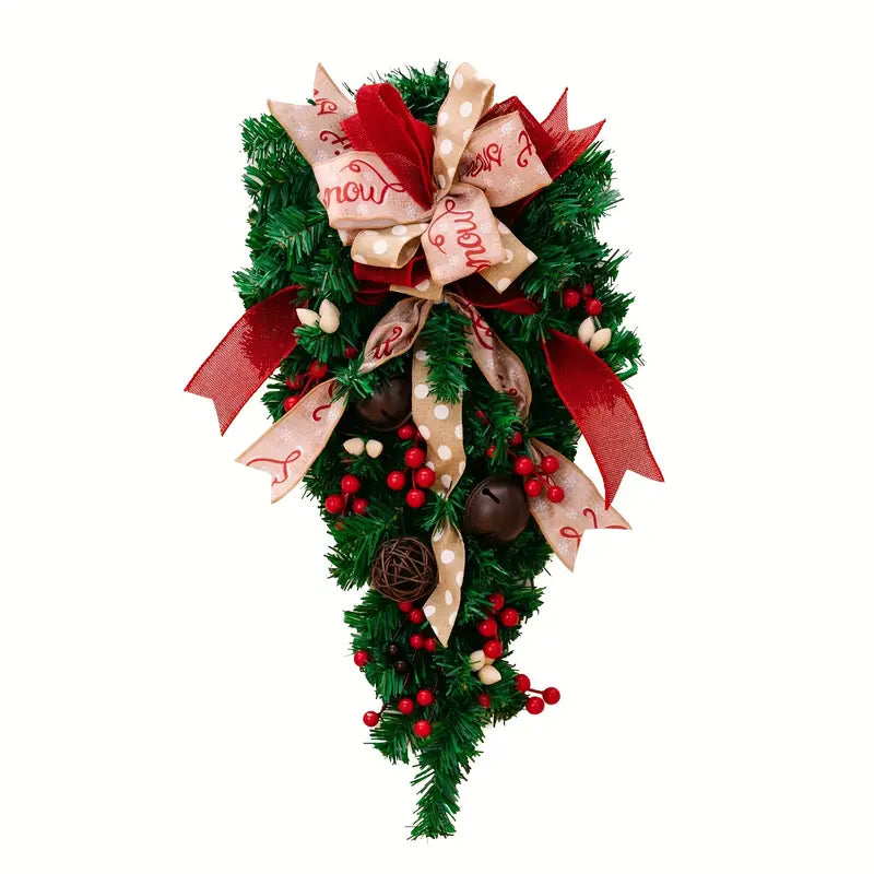 Joyful Door Adornments: Festive Christmas Ornaments-0