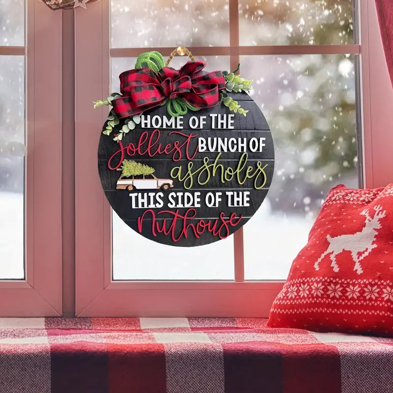 Festive 3D Christmas Door Sign-4