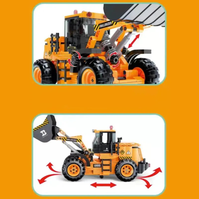 Remote Controlled Loader 696pcs-3