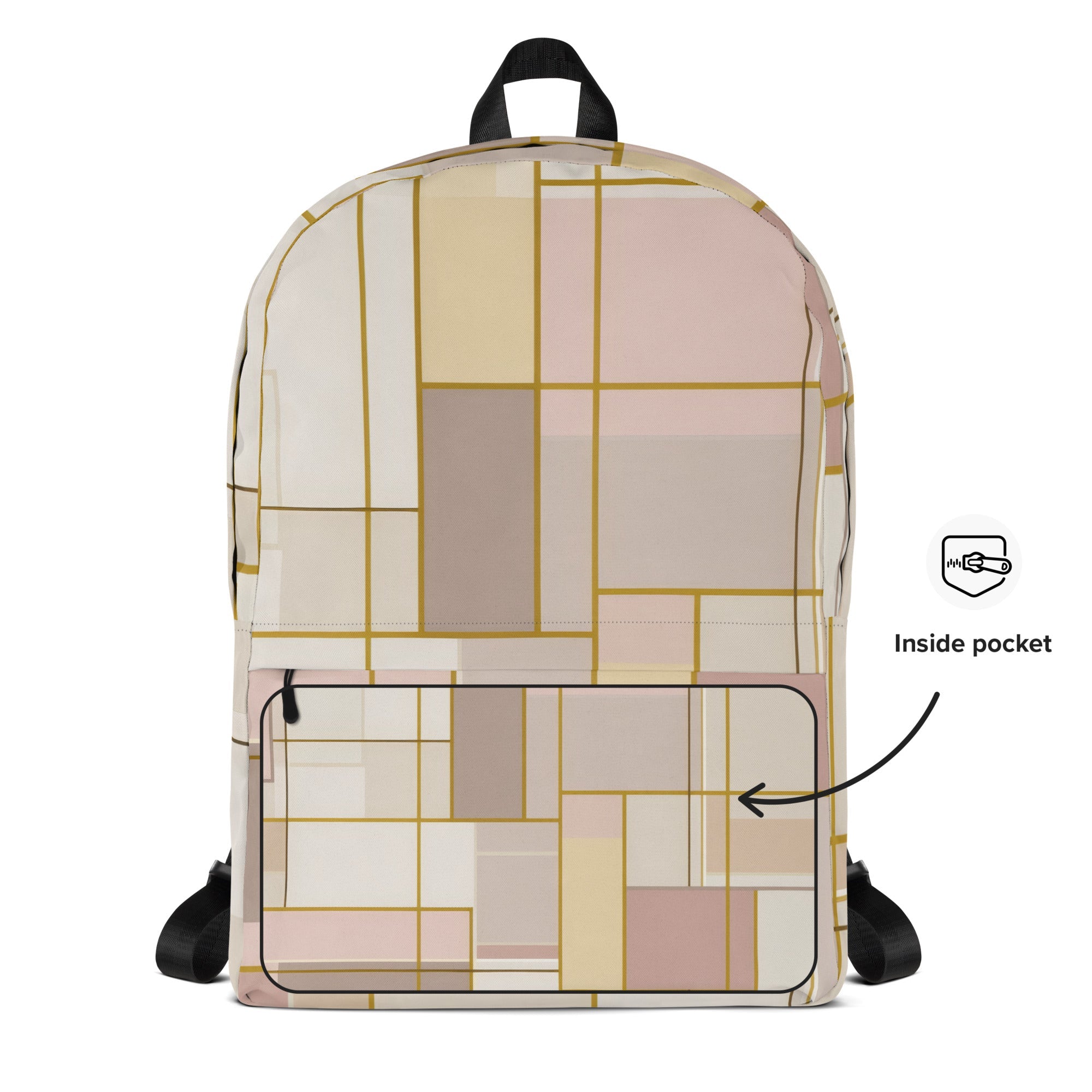 Feminine Geometry Backpack-1