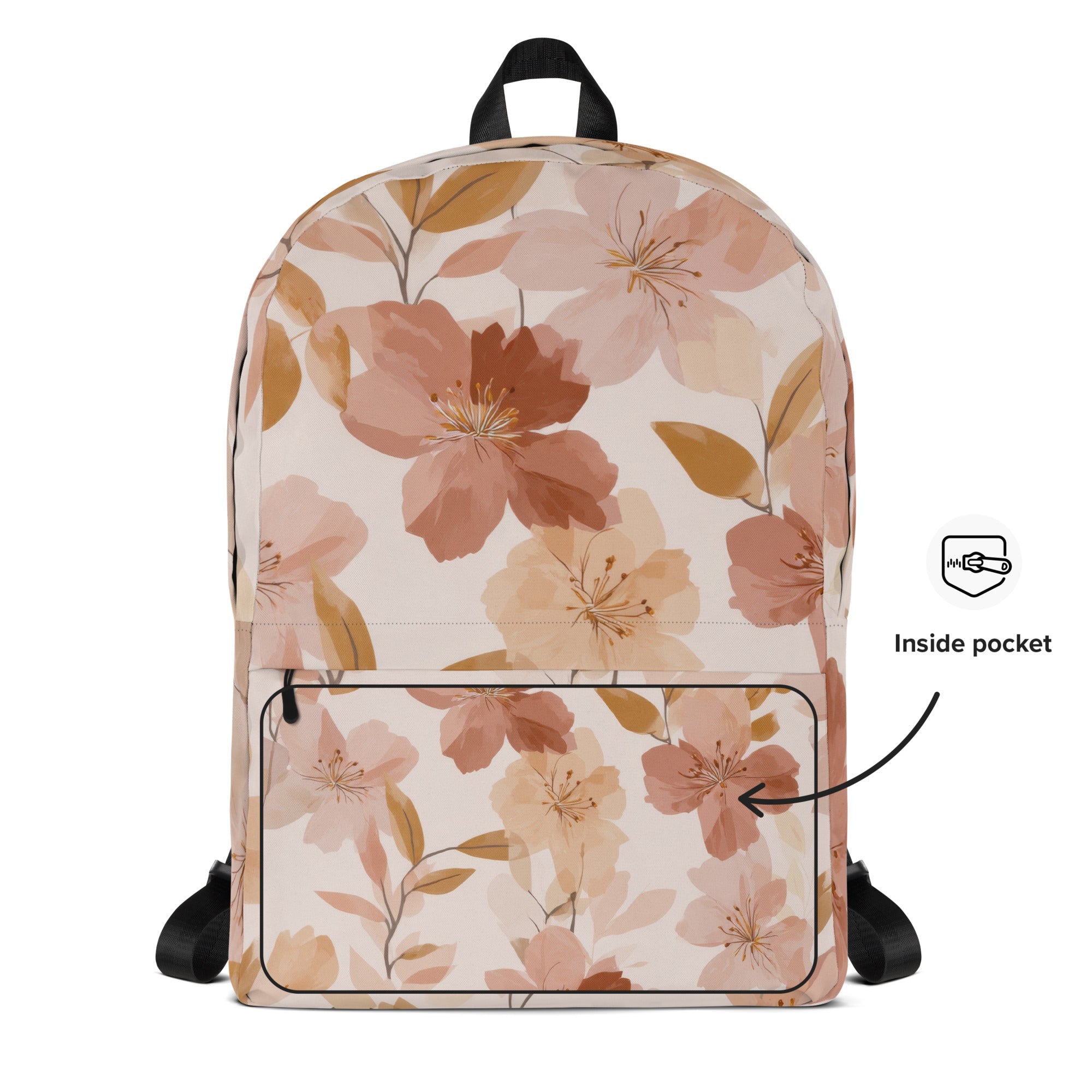 Golden Boho Bloom Backpack-1