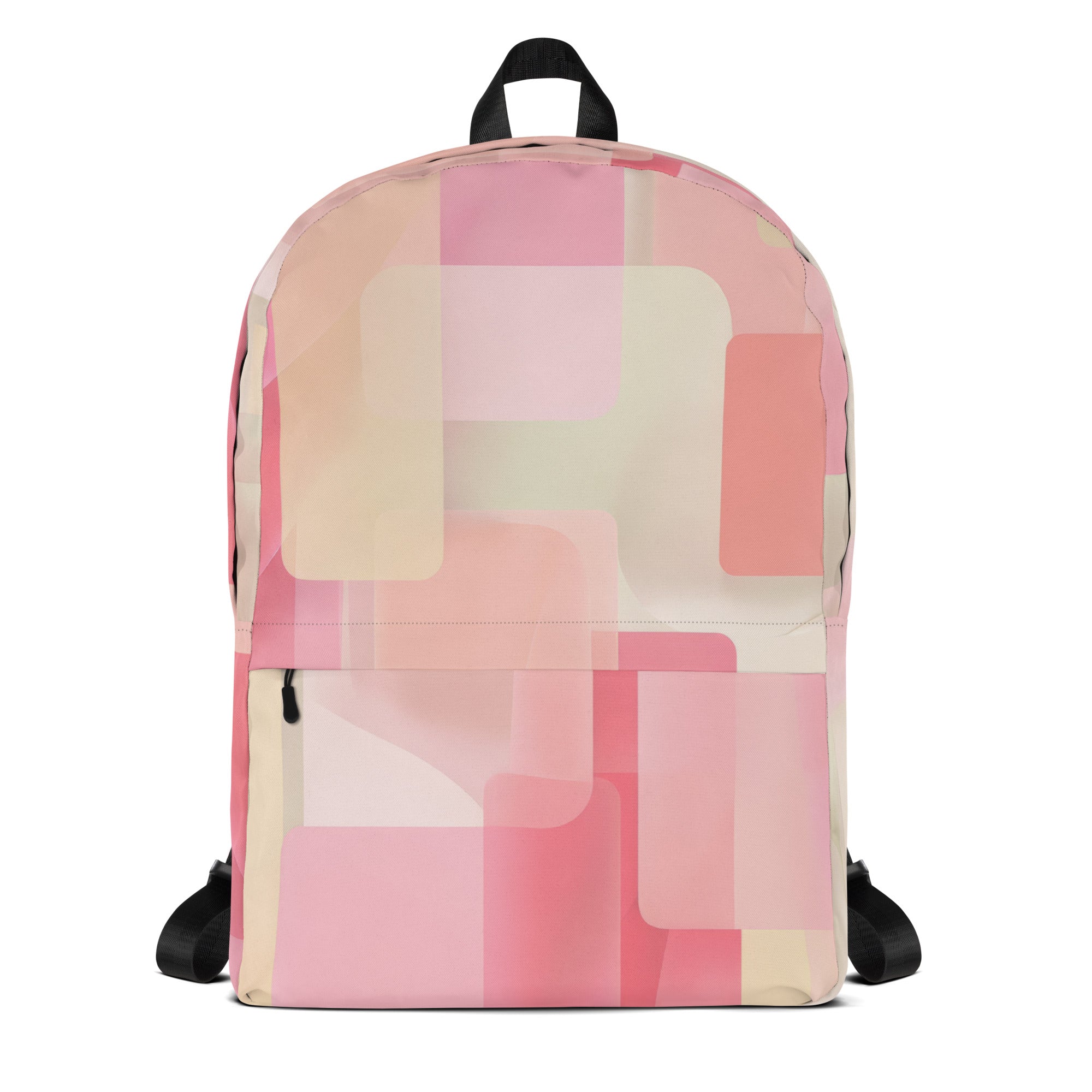 Soft Pink Aesthetic Backpack-0