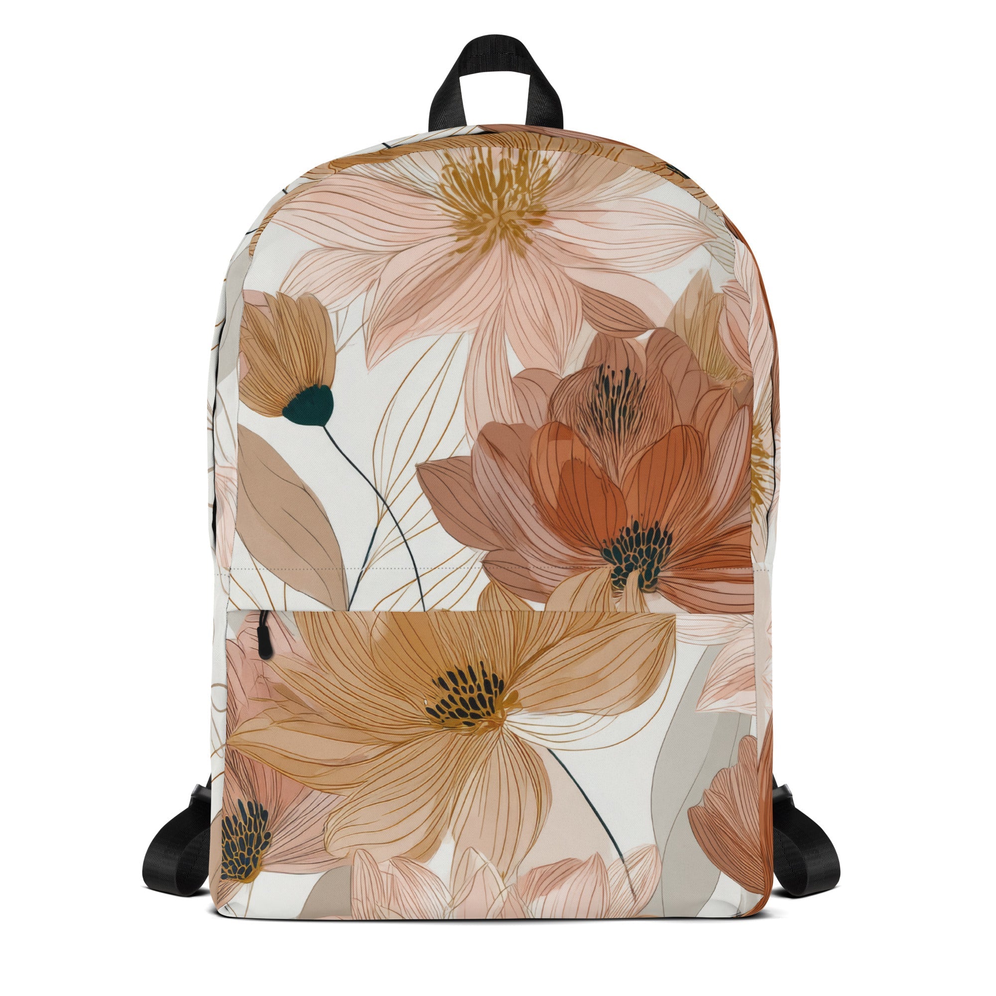 Boho Floral Backpack-0