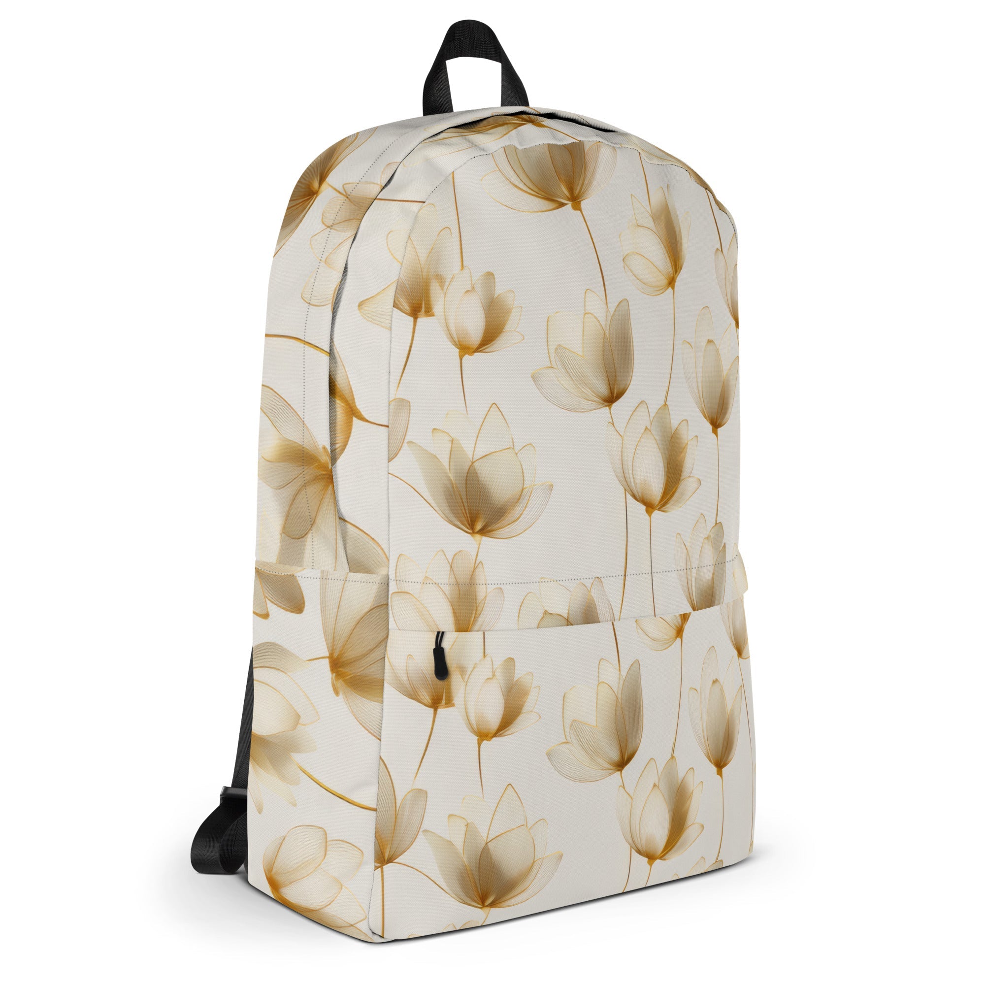 Ivory Floral Backpack-3