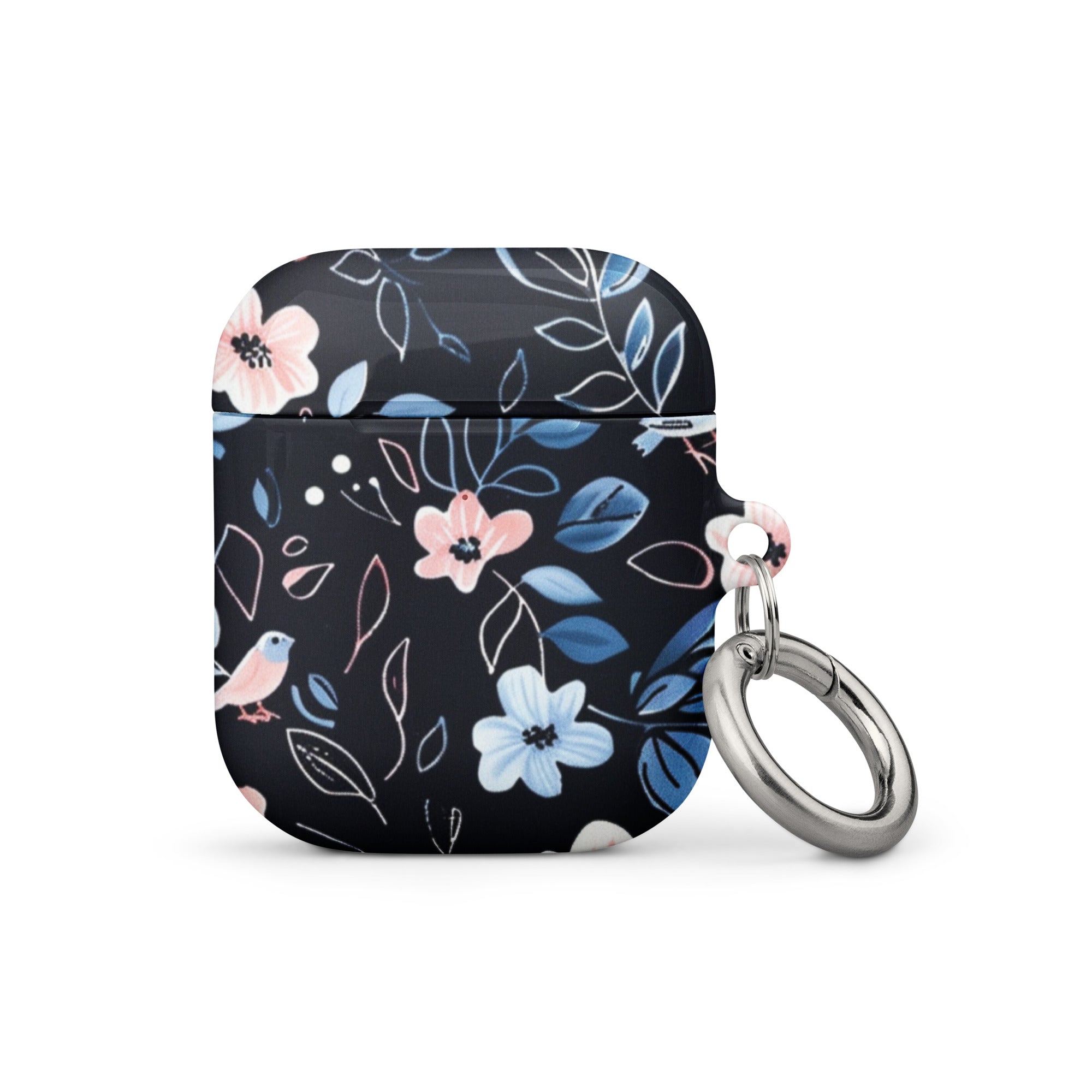 Blue Flowers Case for AirPods-0