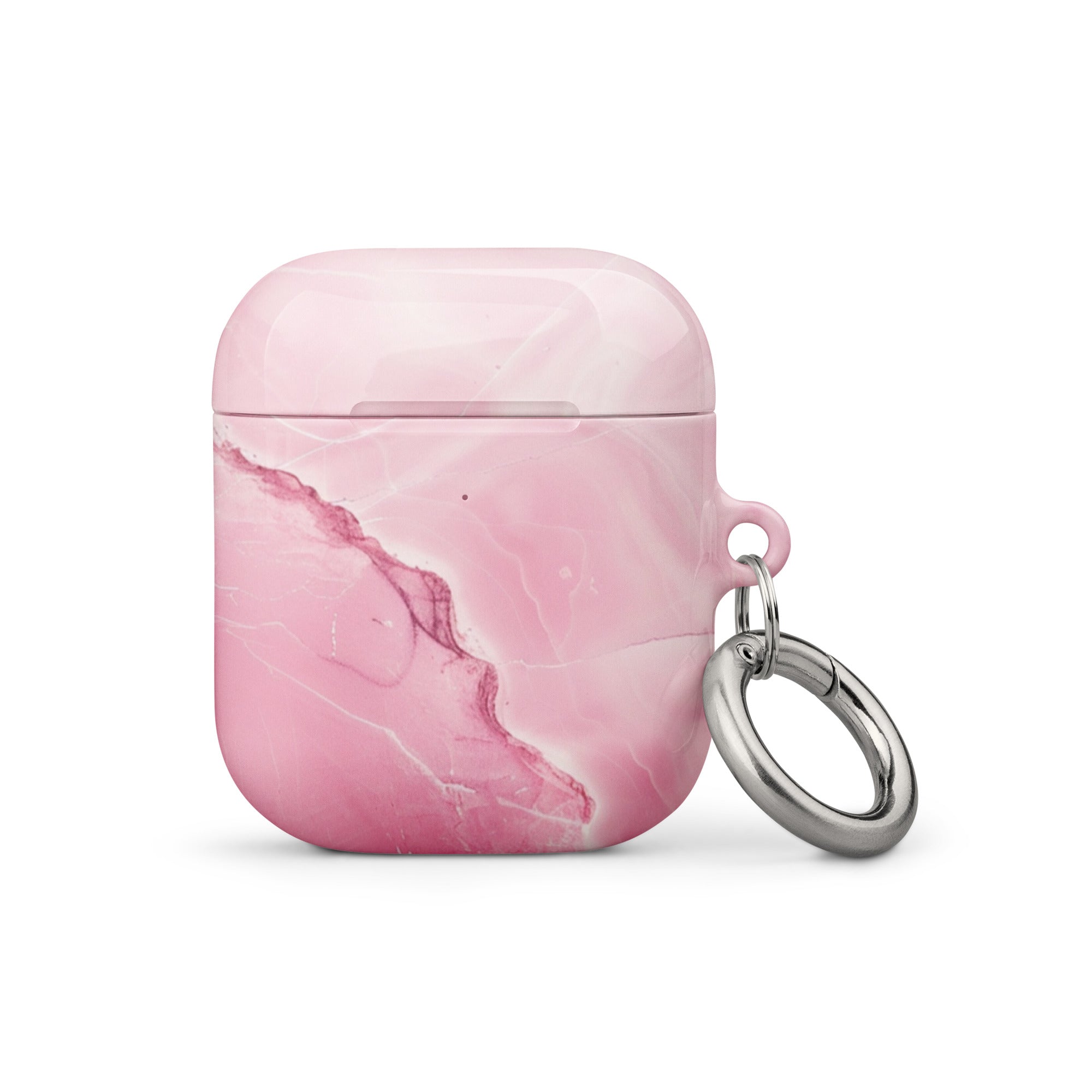 Pink Marble Case for AirPods-4