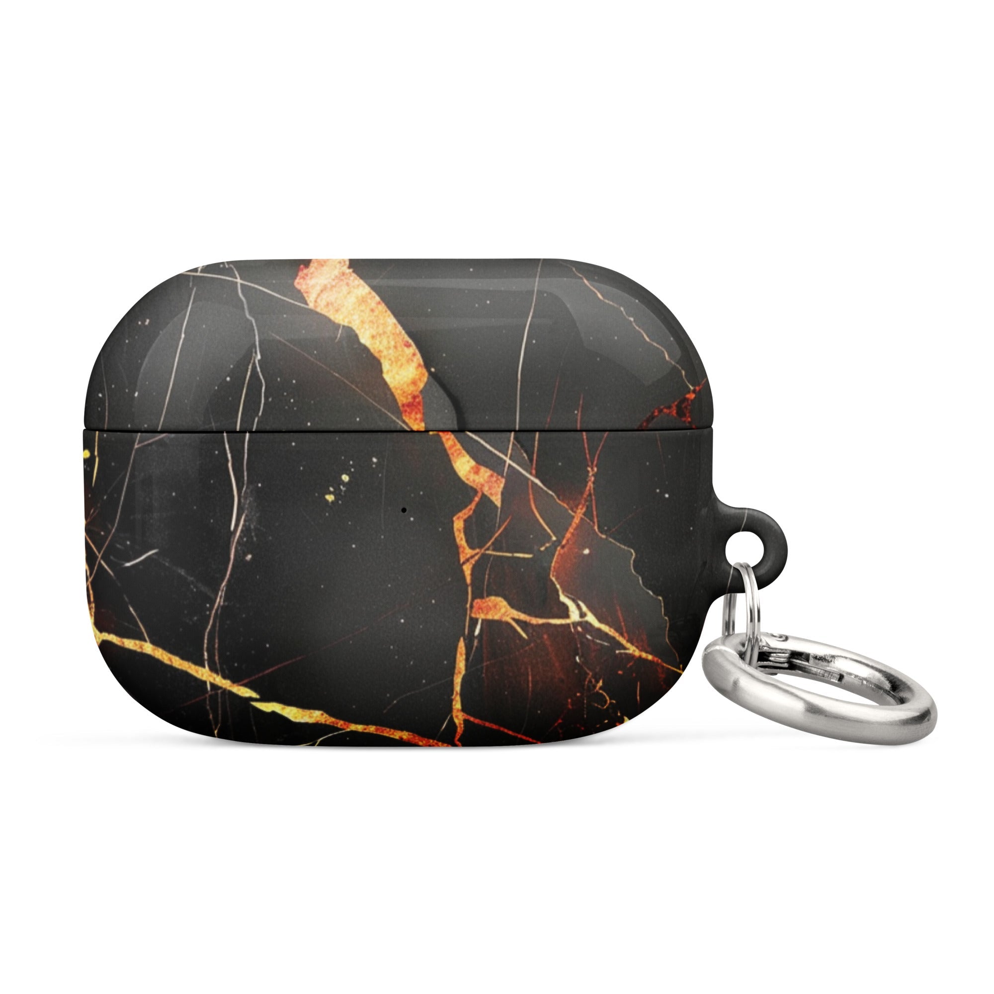 Black Marble Case for AirPods-5