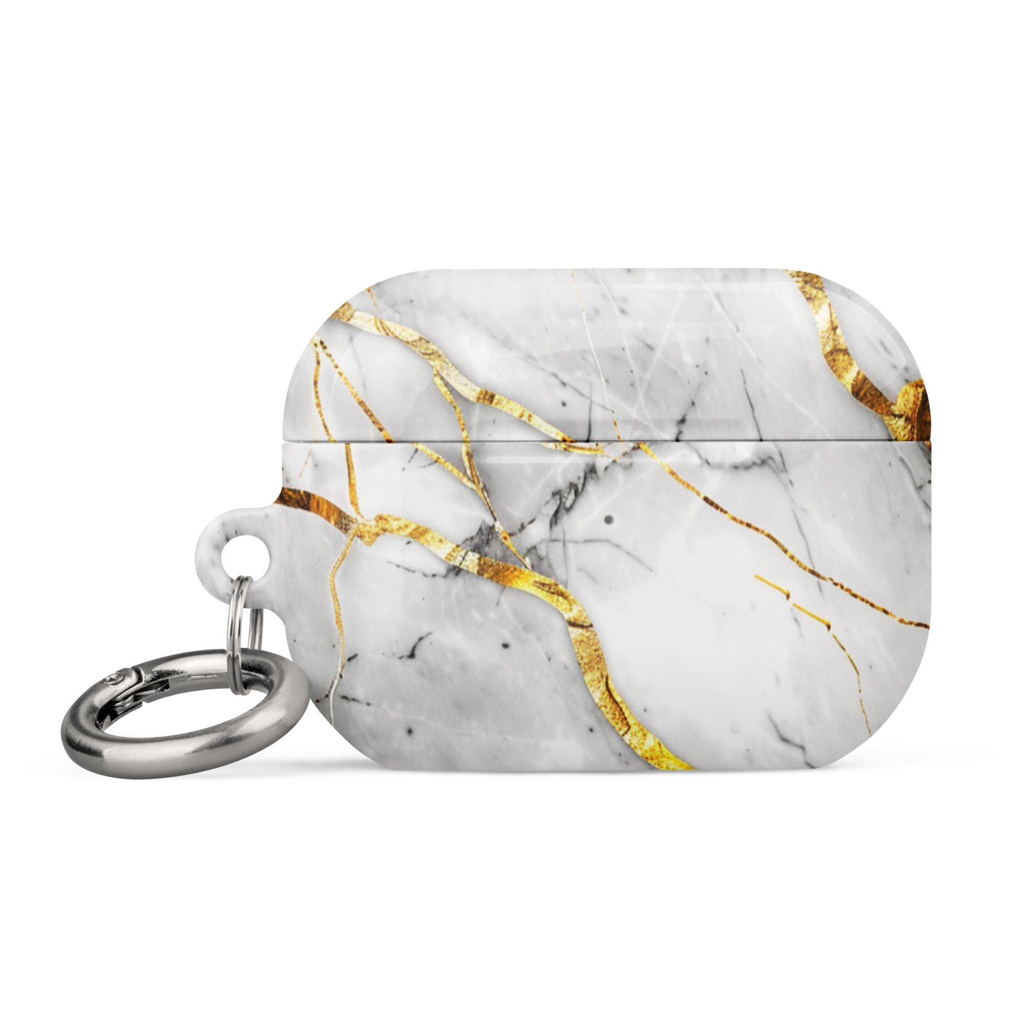 White Marble Case for AirPods-6