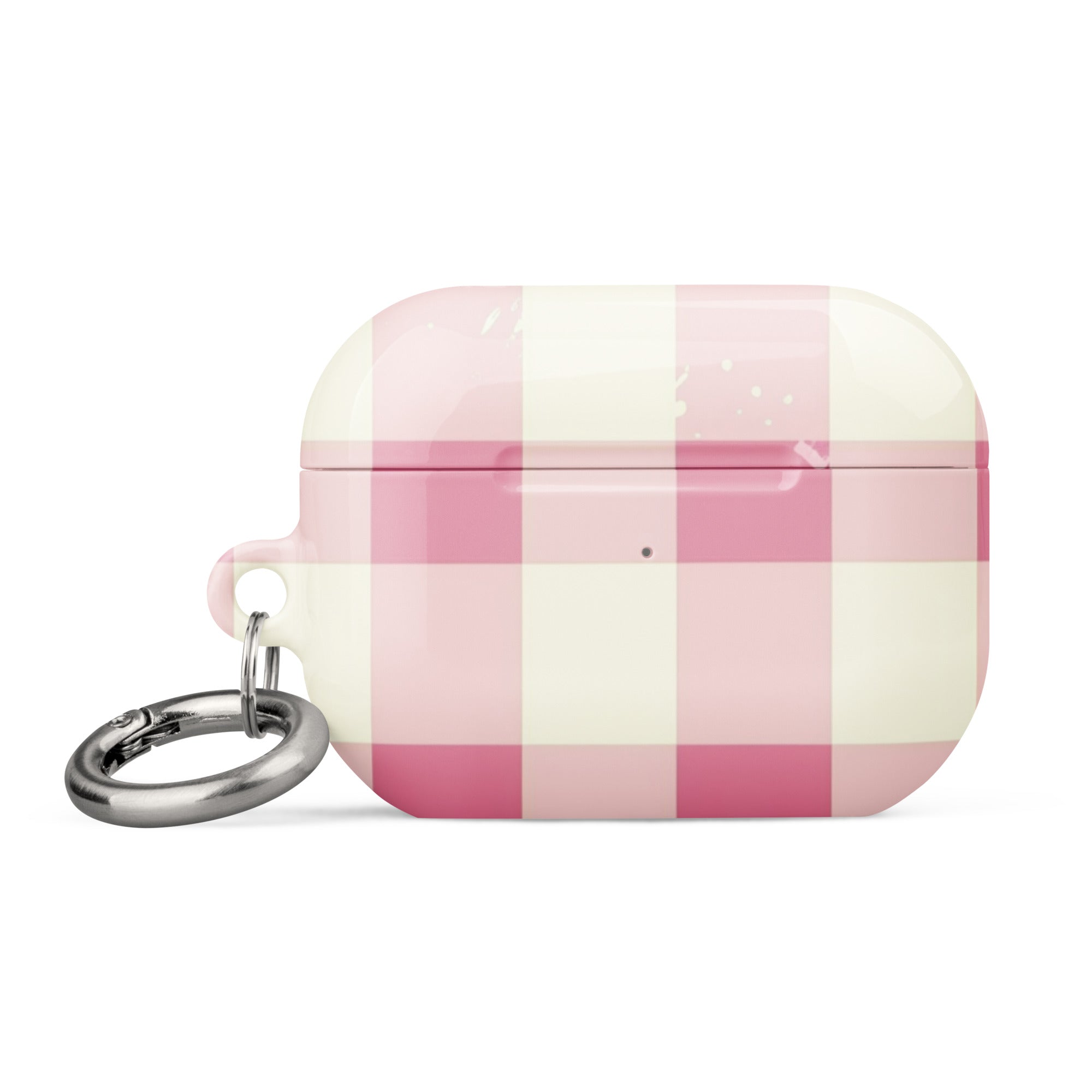 Pink Check Case for AirPods-6