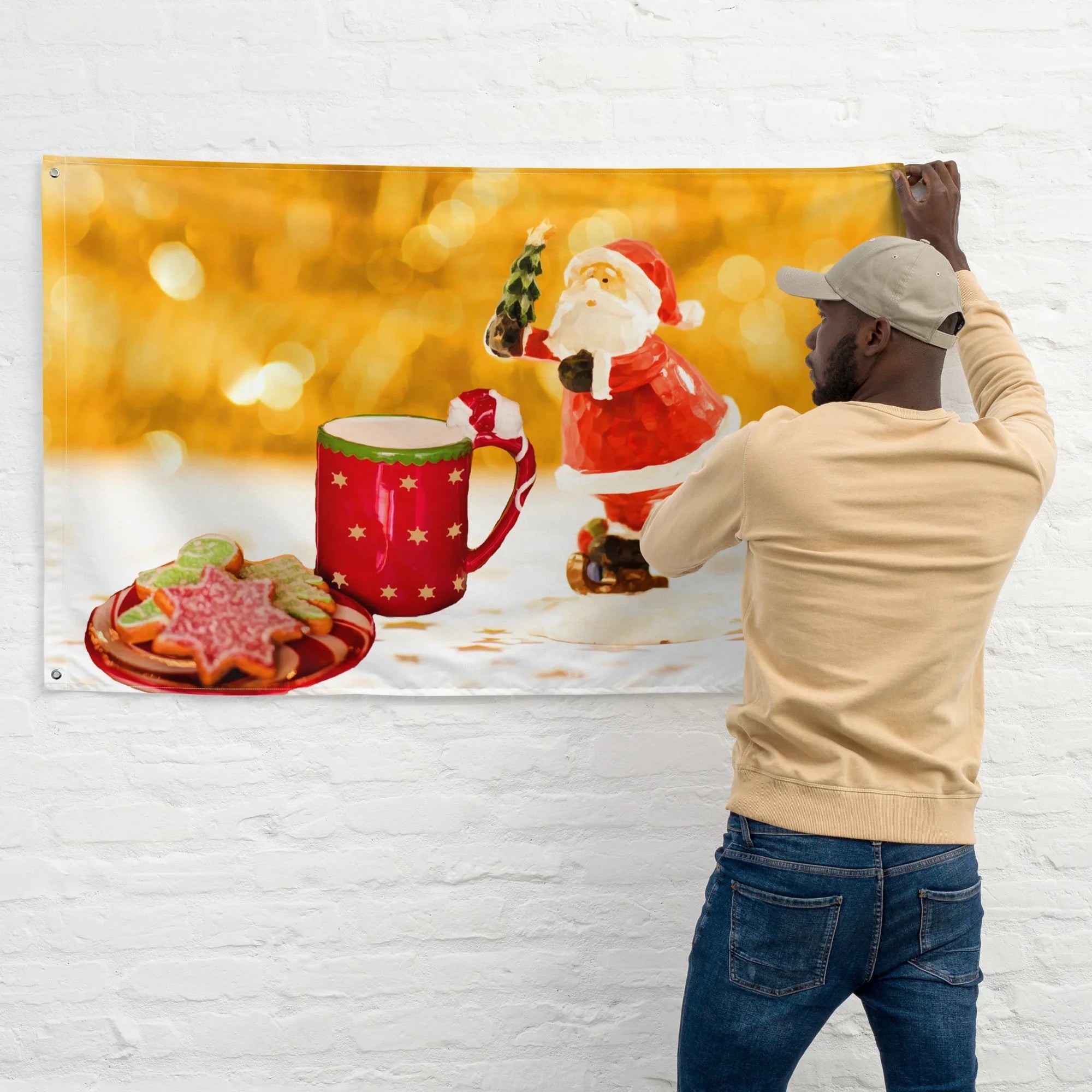 Santa Christmas Flag-1