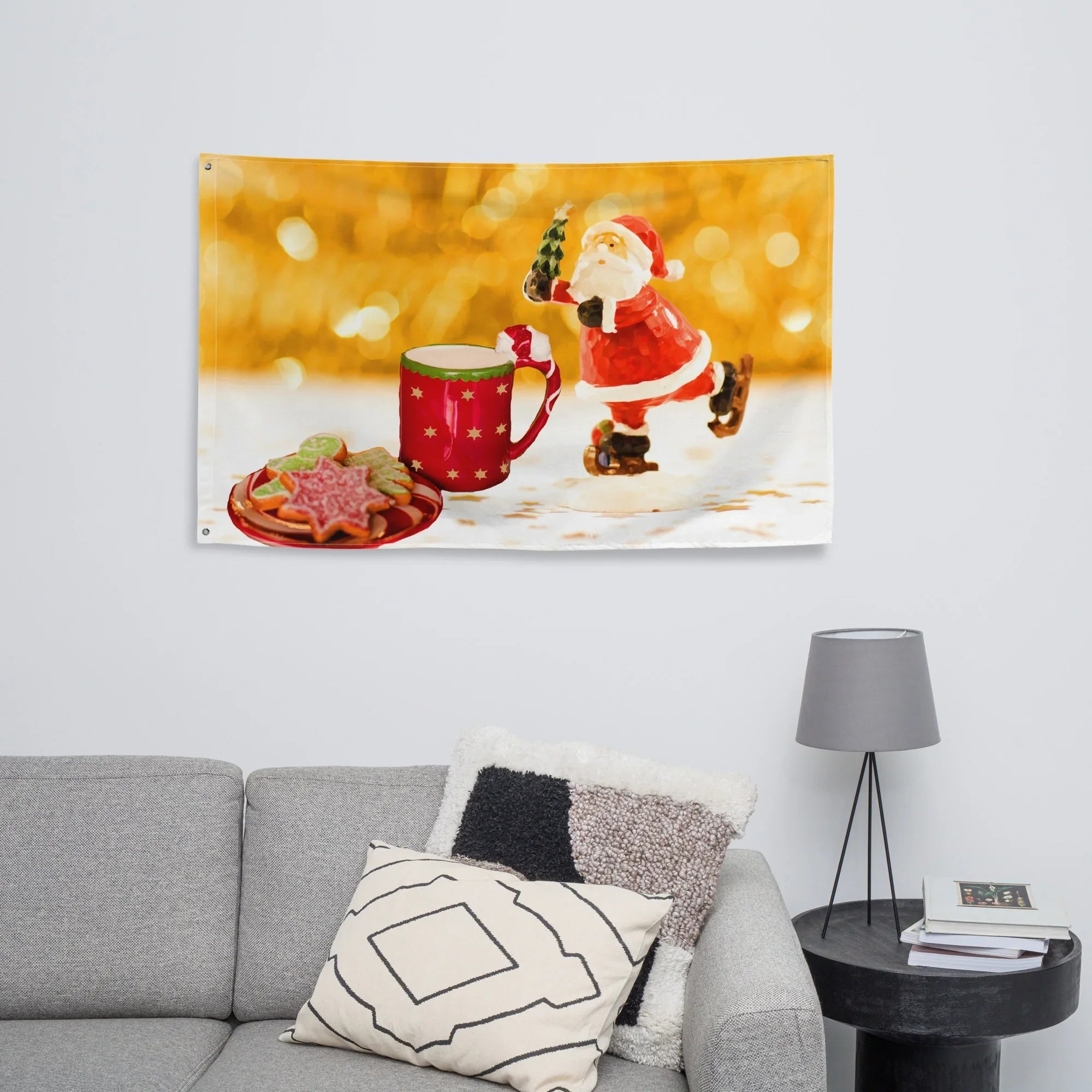 Santa Christmas Flag-4