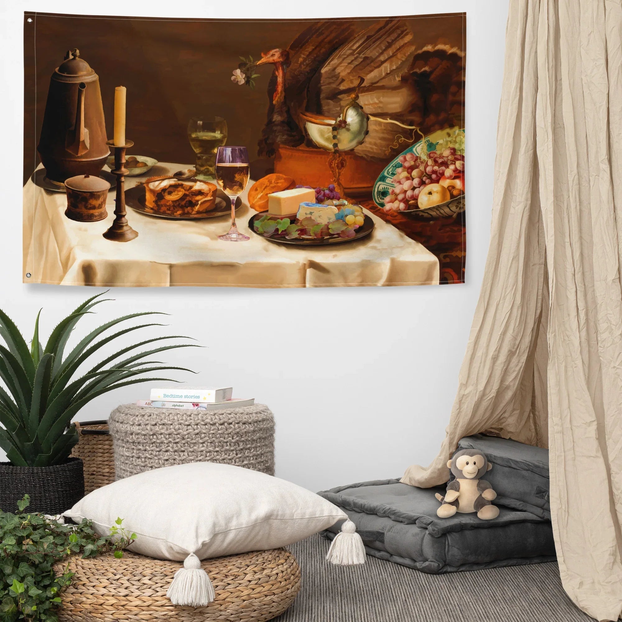 Still Life Flag Tapestry wall hanging-2