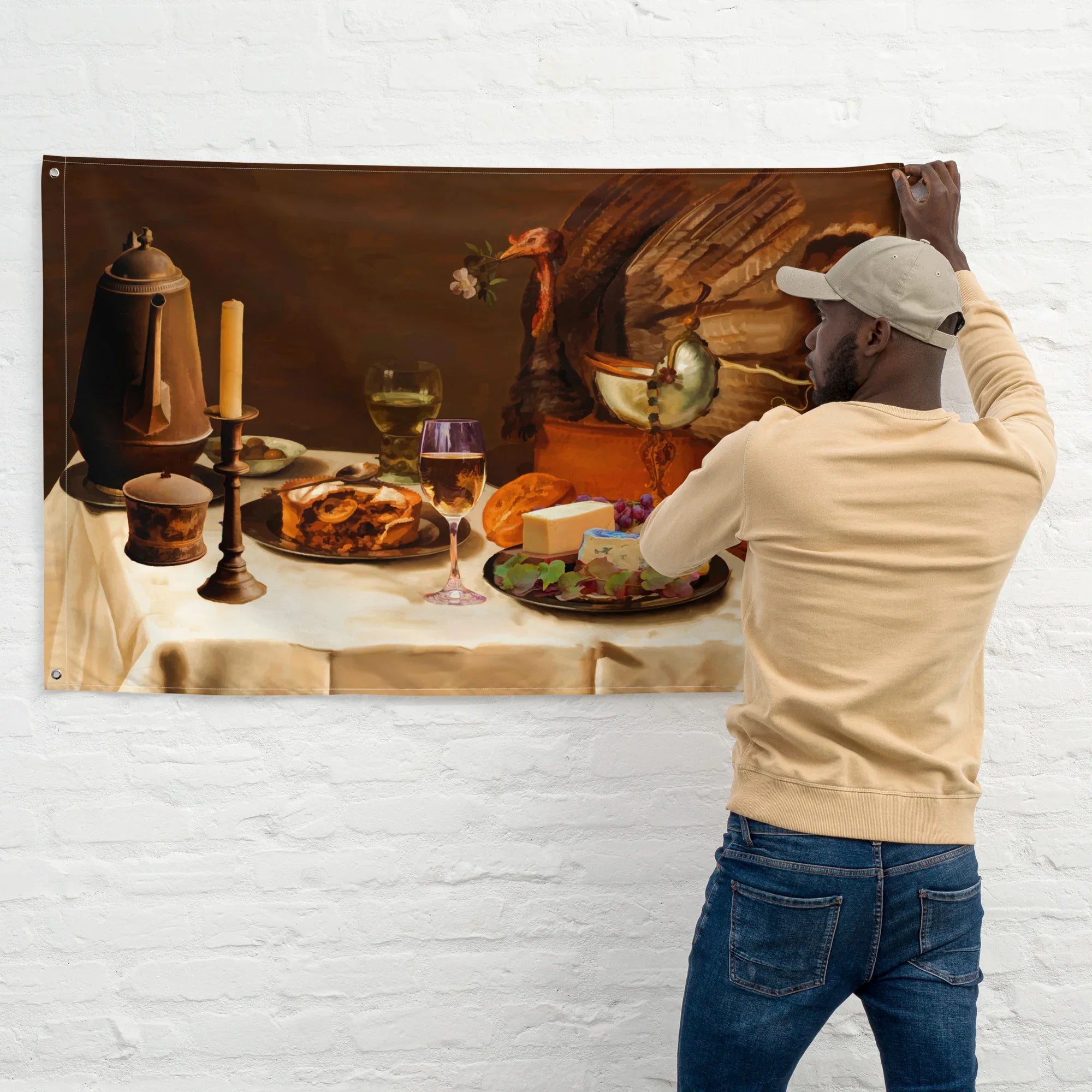 Still Life Flag Tapestry wall hanging-3