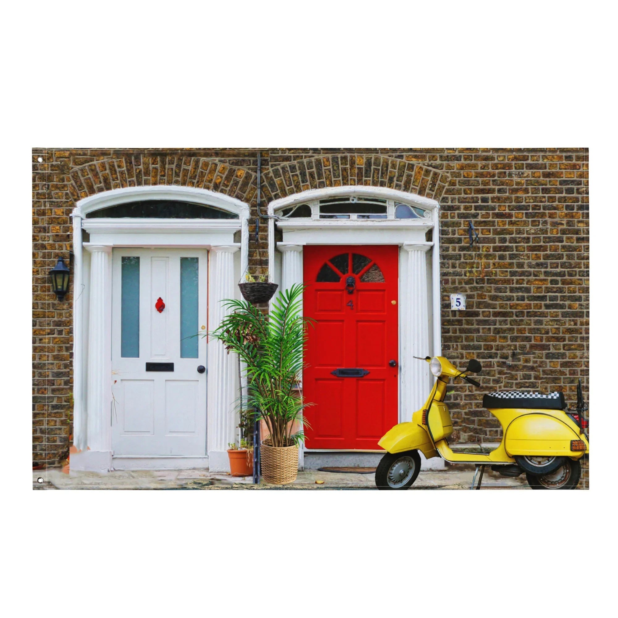 Vespa Flag Tapestry wall hanging-0