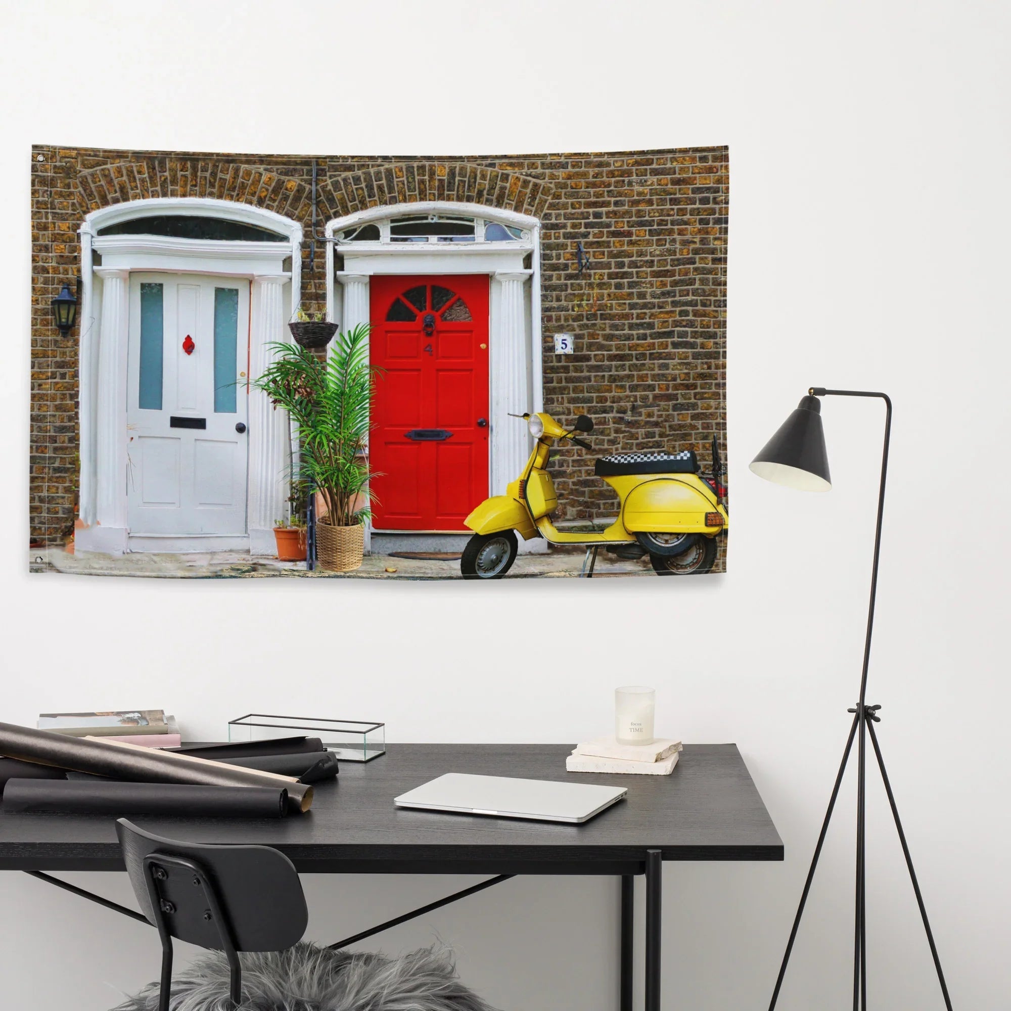 Vespa Flag Tapestry wall hanging-1