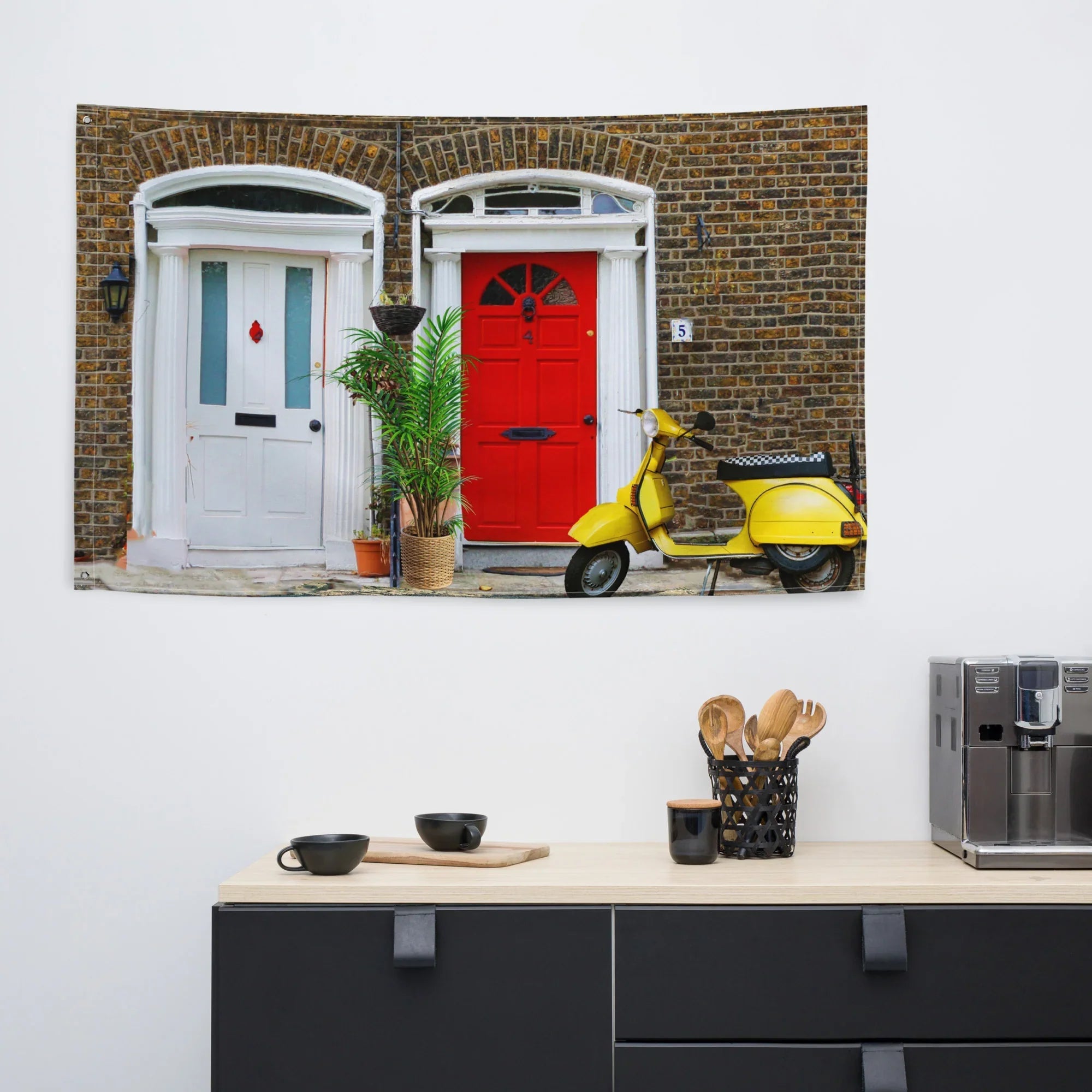 Vespa Flag Tapestry wall hanging-2