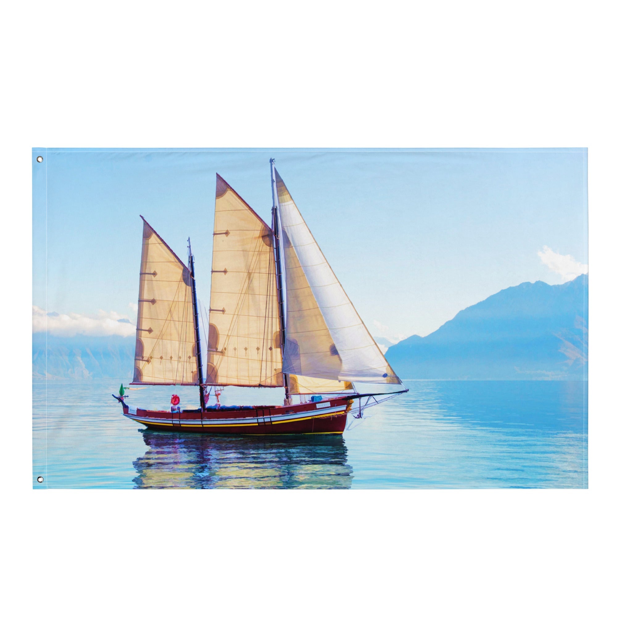 Ship Original Flag Tapestry wall hanging-0