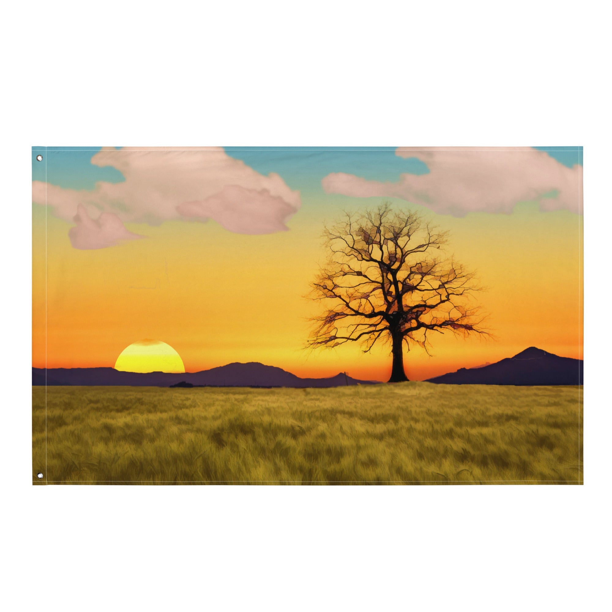 Sunrise Flag Tapestry wall hanging-0