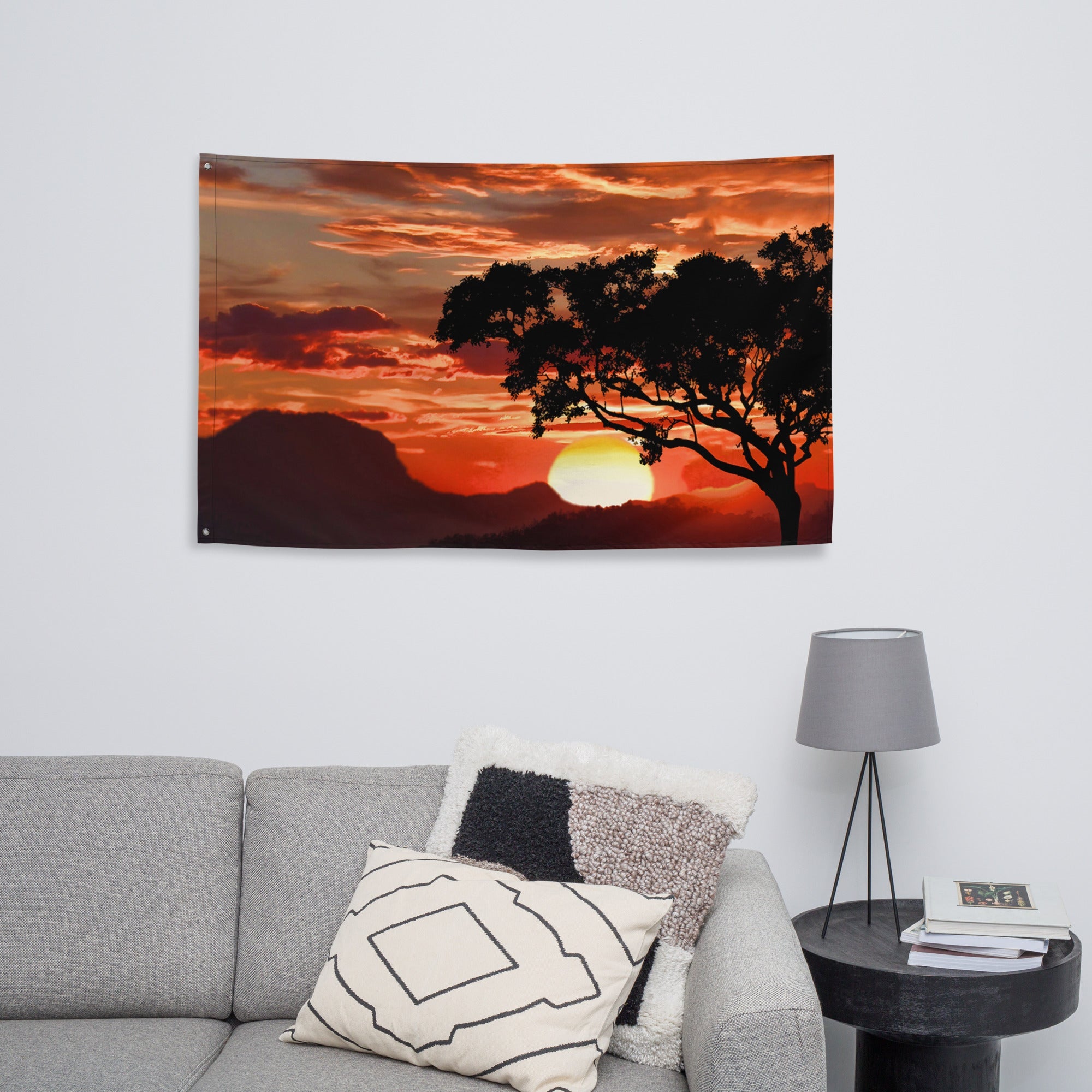 Sunset Flag Tapestry wall hanging-4