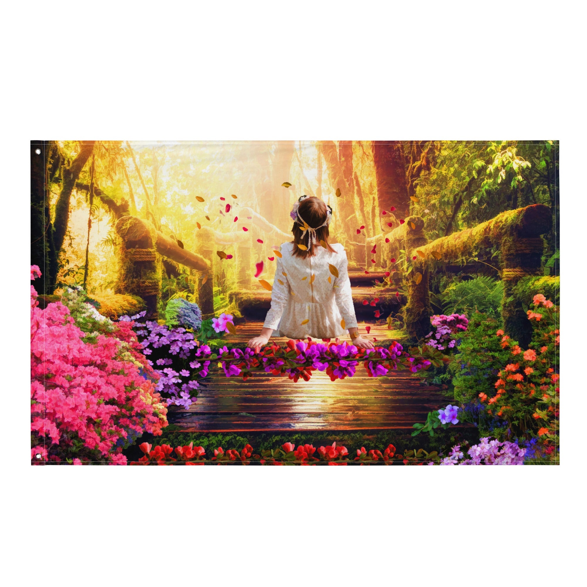 Think in Heaven Flag Tapestry wall hanging-0