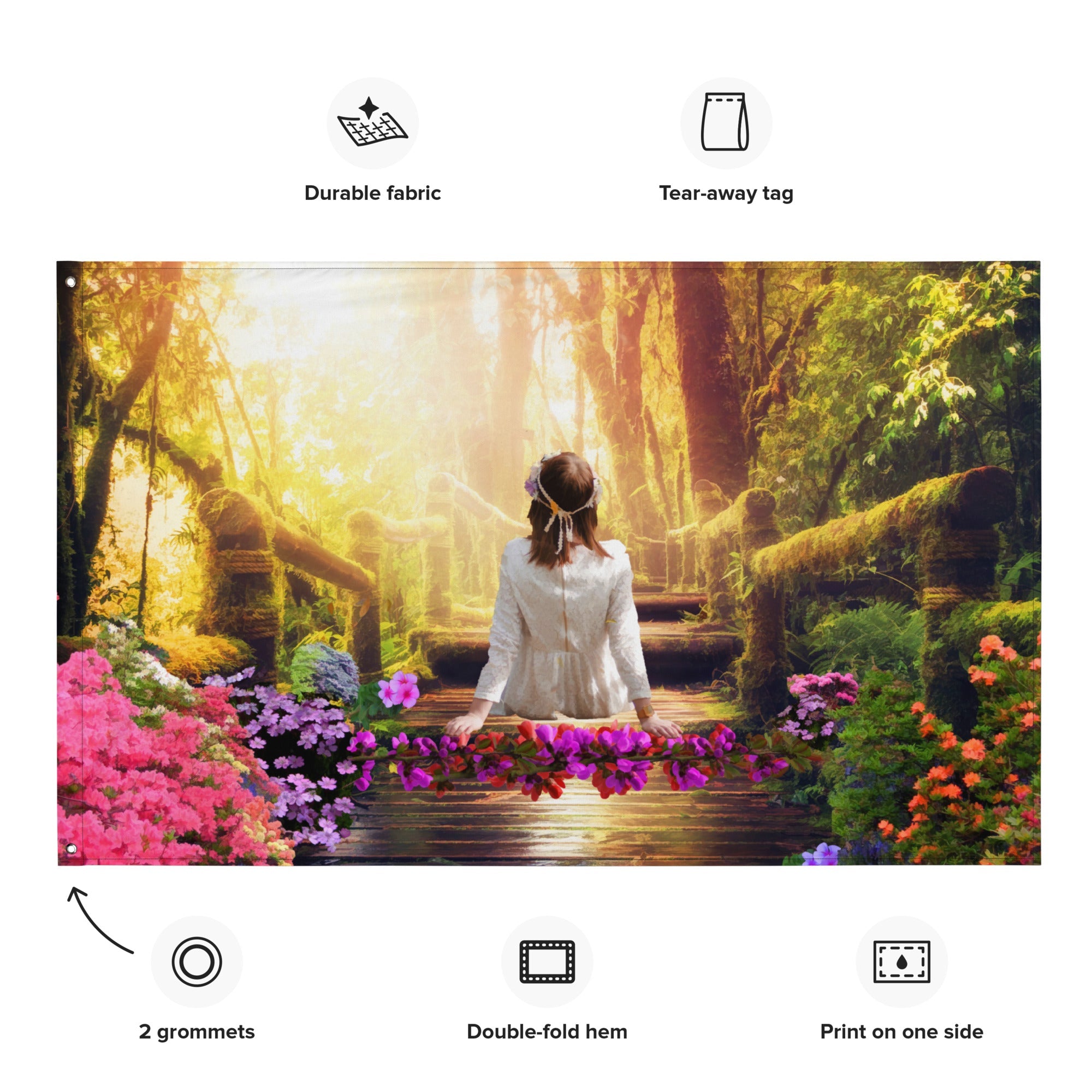 Love in the Air Painting Flag-1