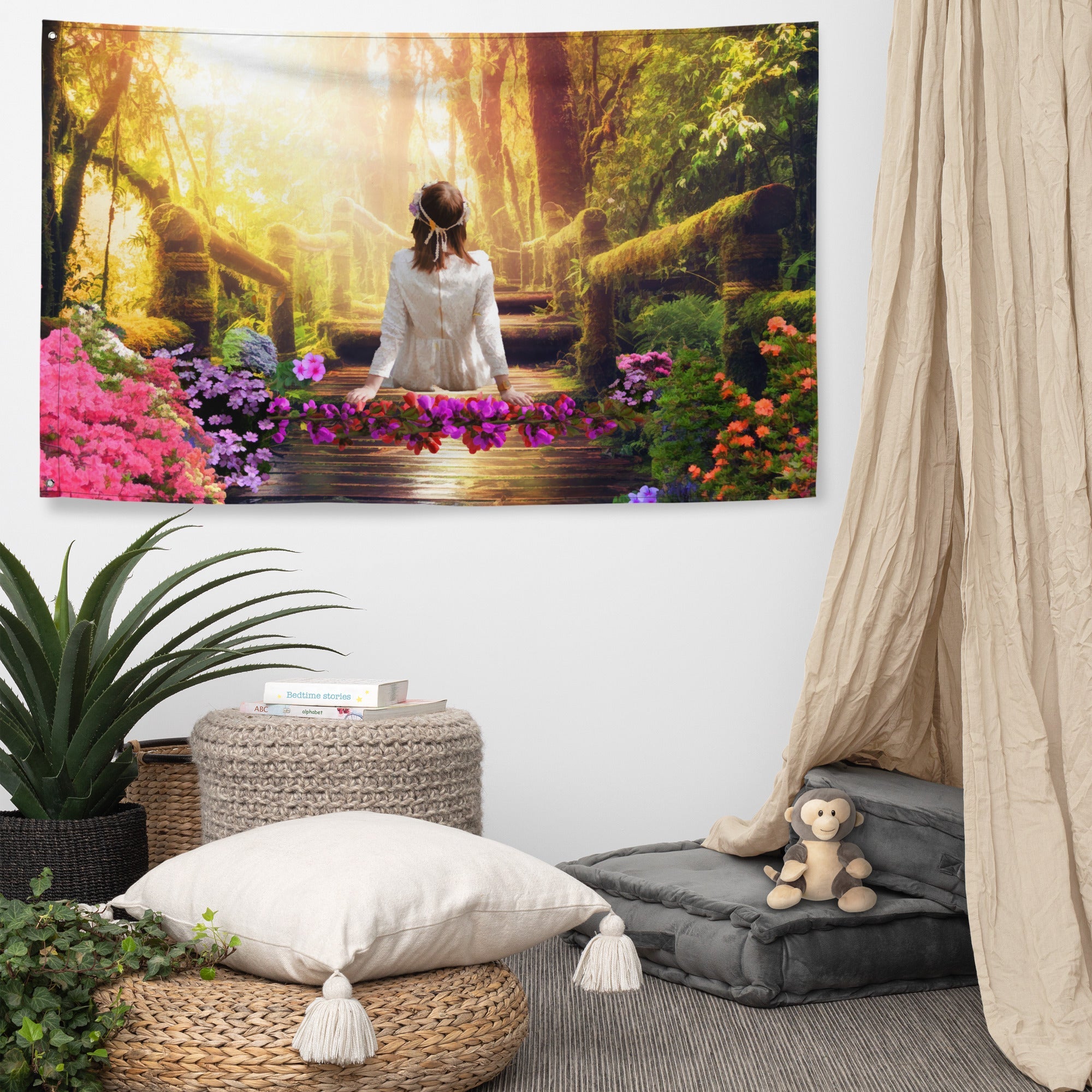 Love in the Air Painting Flag-4