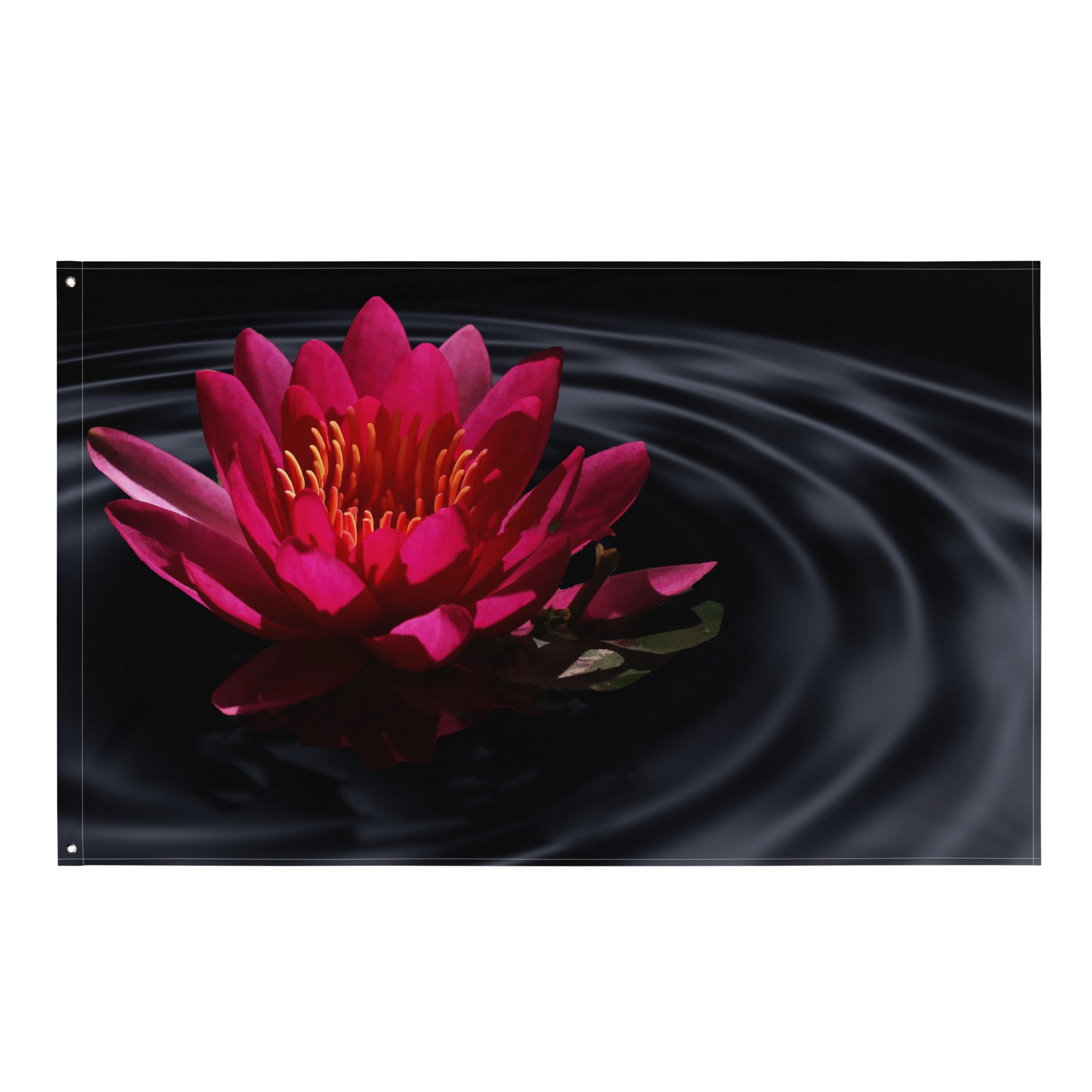 Lily Flower  Art Painting Flag Tapestry-0