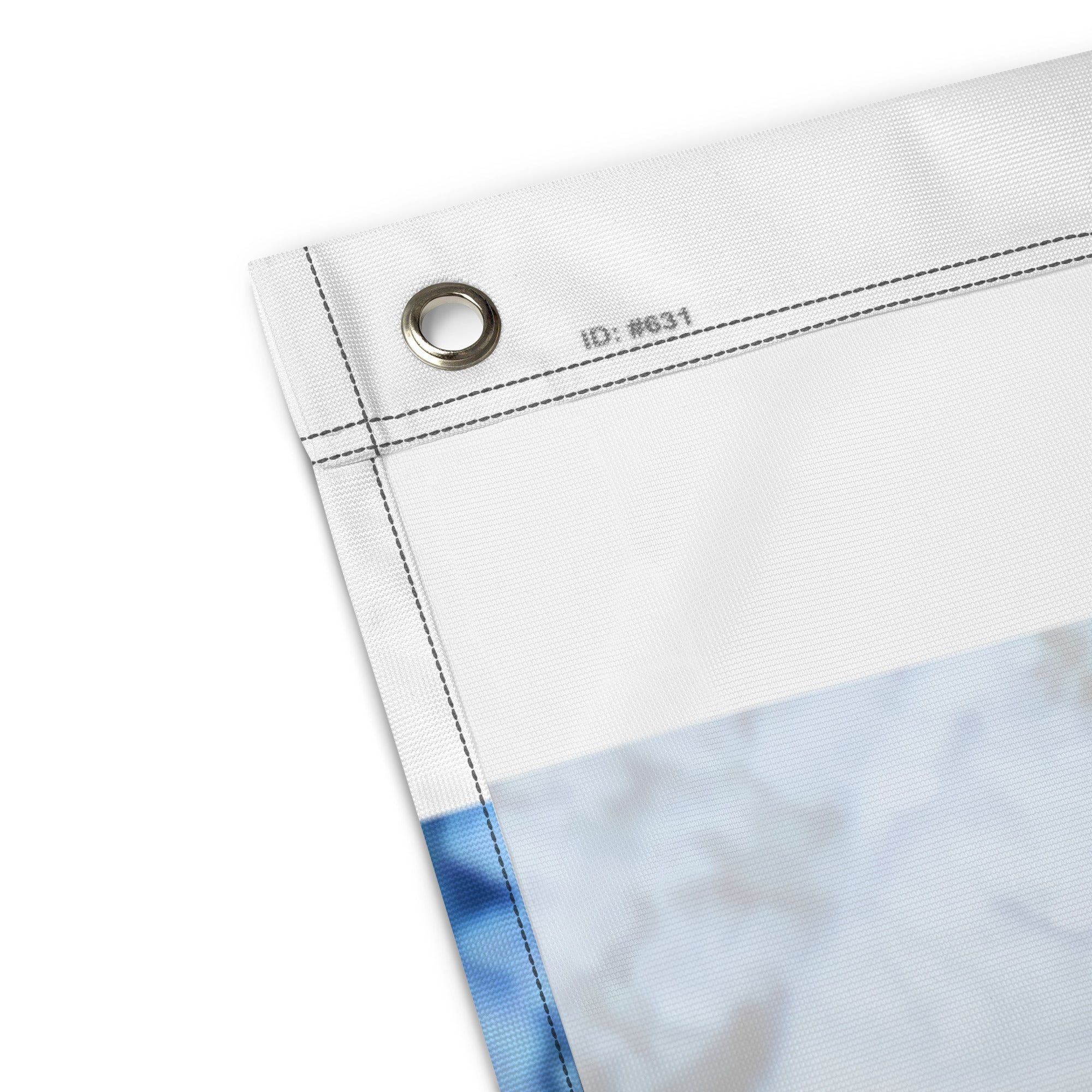 White Wolf Painting Flag Tapestry-2