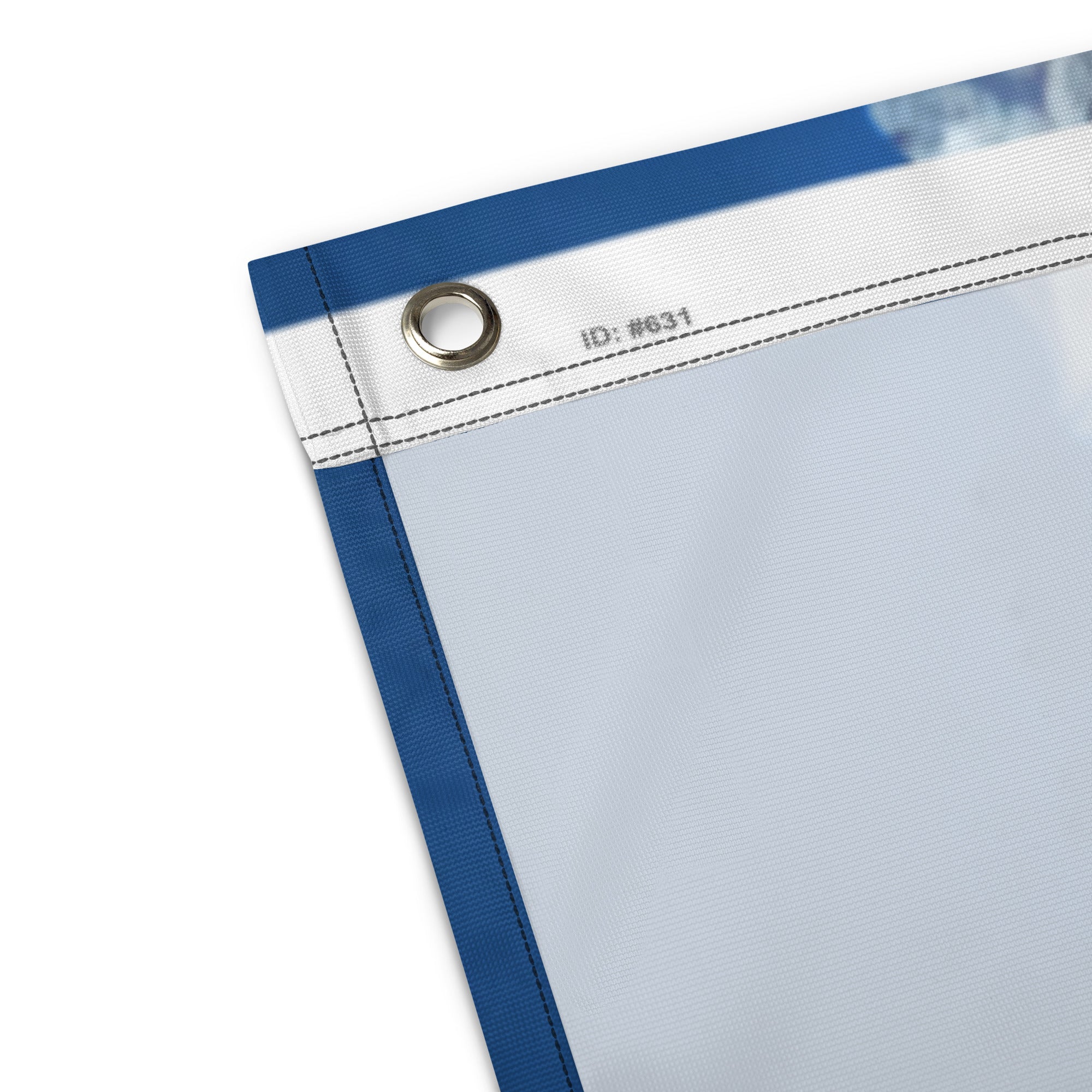 Snow House Painting Flag Tapestry-2