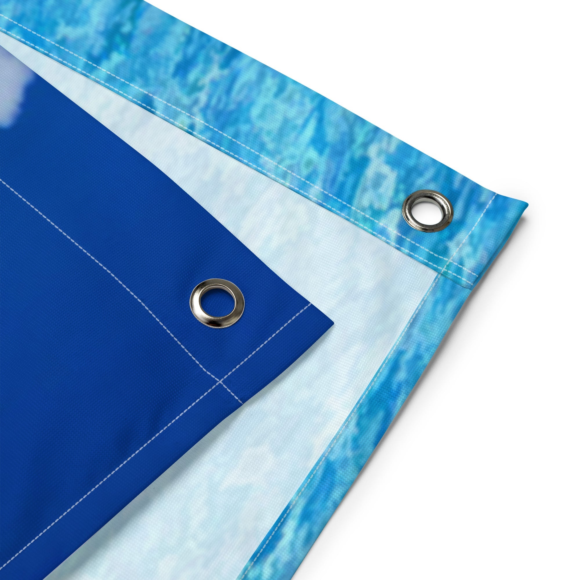 Women in Boat Flag Tapestry wall hanging-1