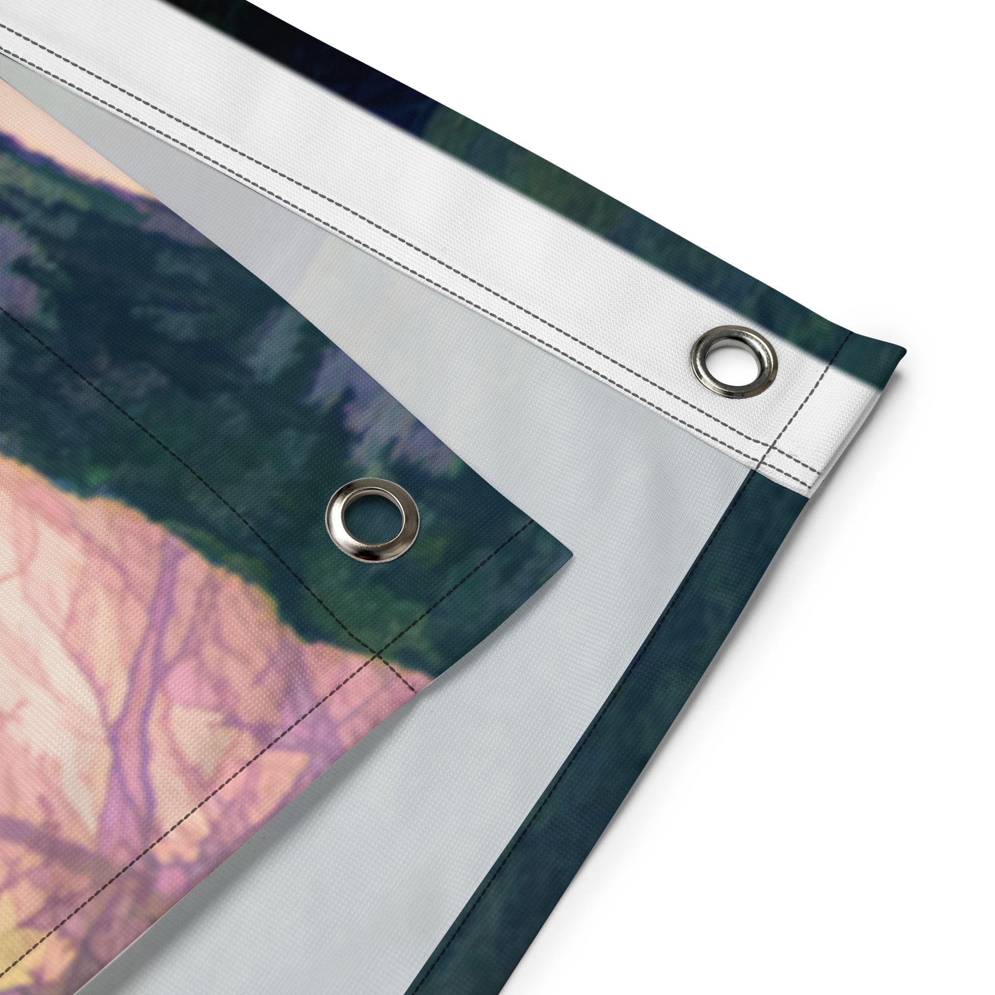 Angel In Love Painting Flag Tapestry-3