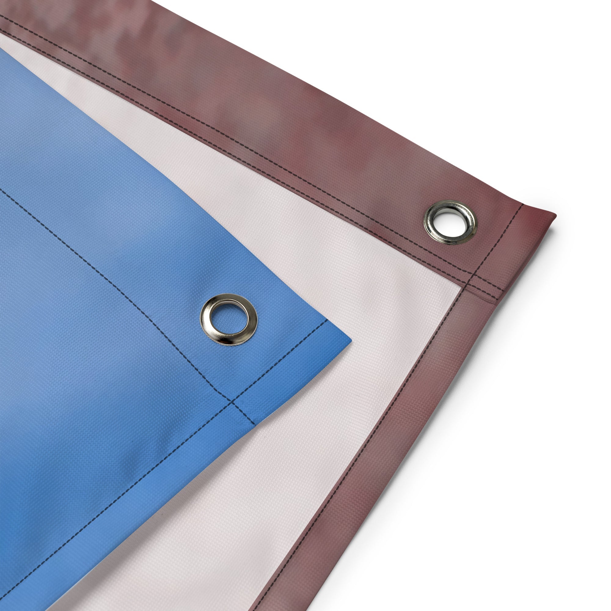 Turtle on Beach Painting Flag Tapestry-3