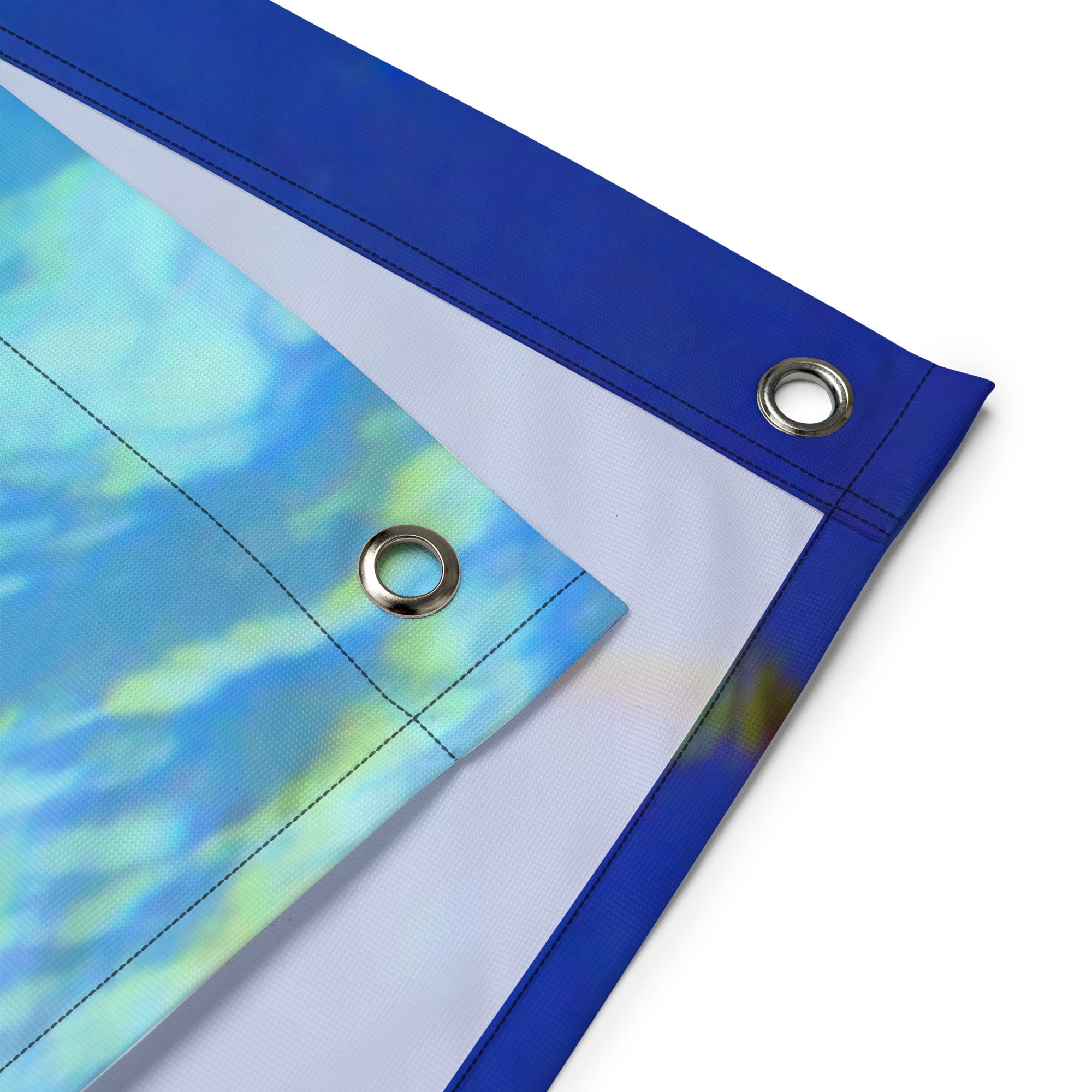 Turtle and Fish Art Flag Tapestry-3