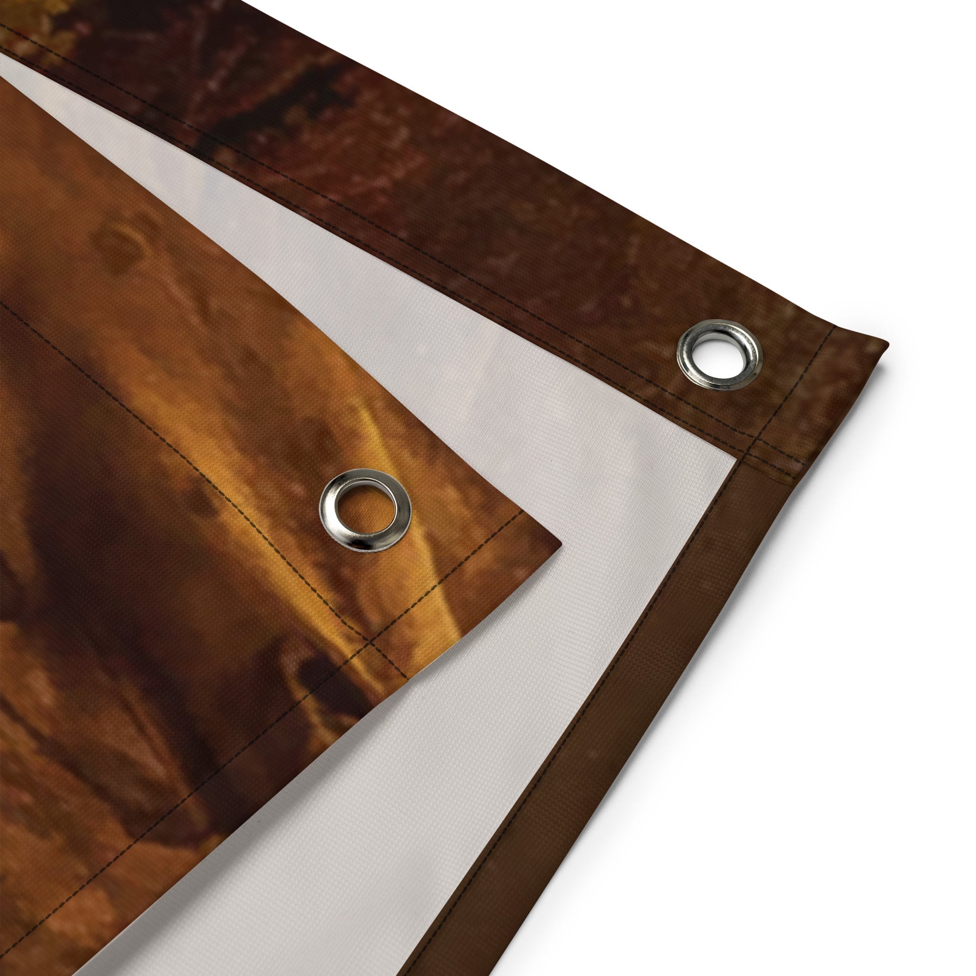 Turtle Tree Painting Flag Tapestry-2