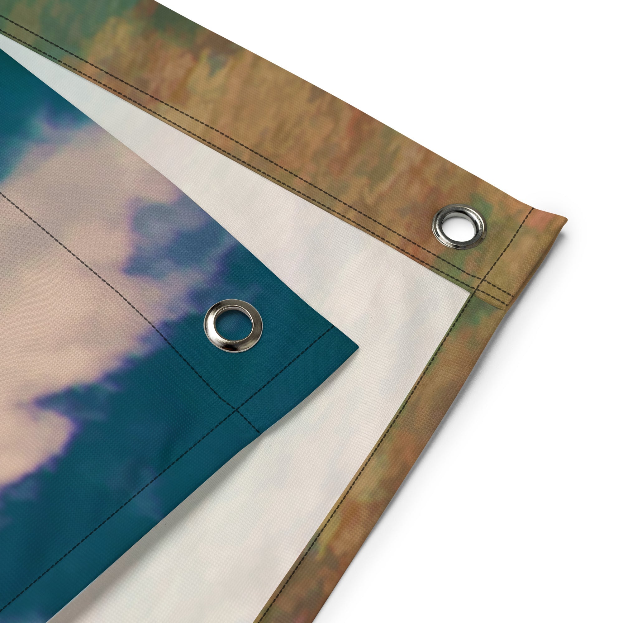 Boat Oil Painting Flag Tapestry-2