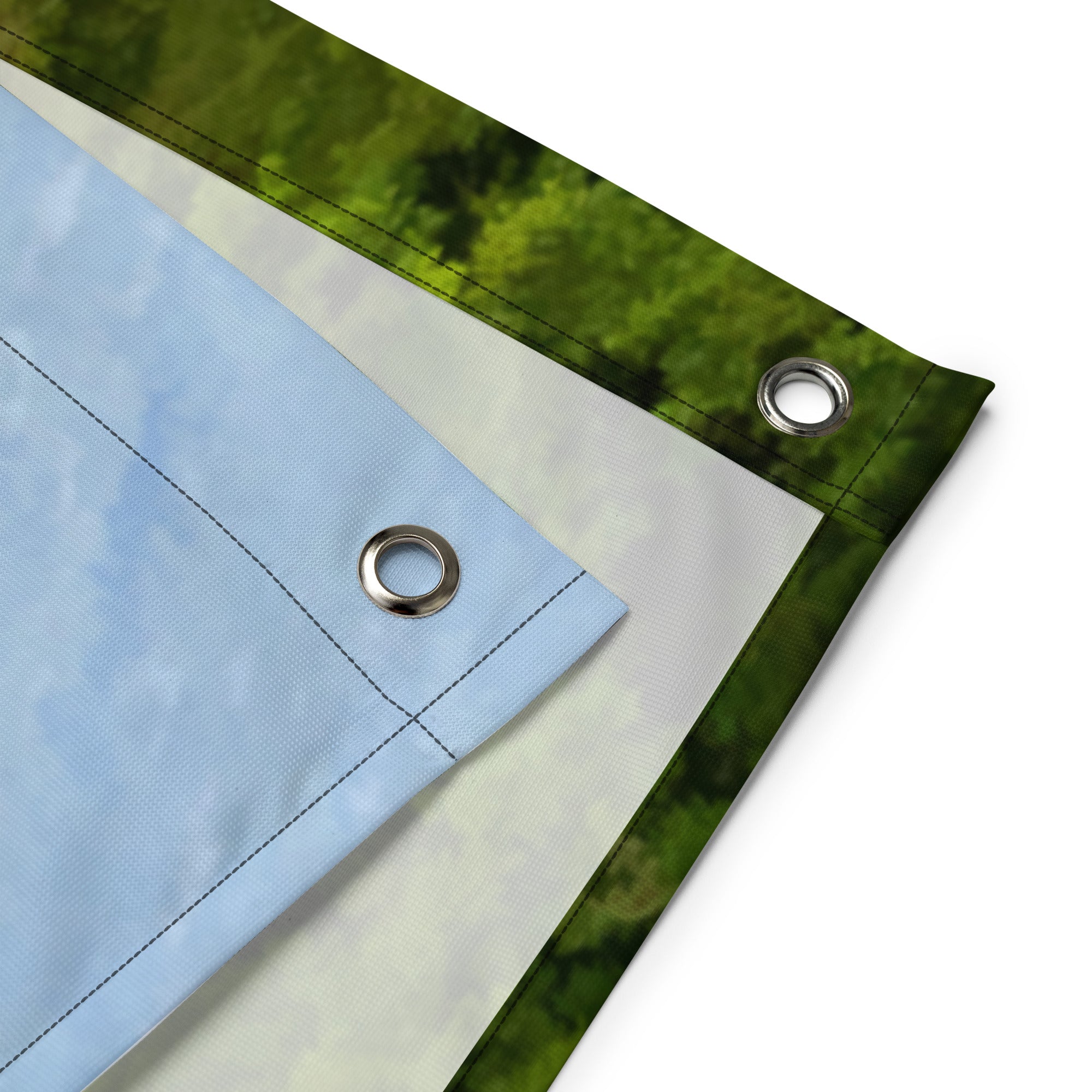 Home at Top Painitng Flag Tapestry-2