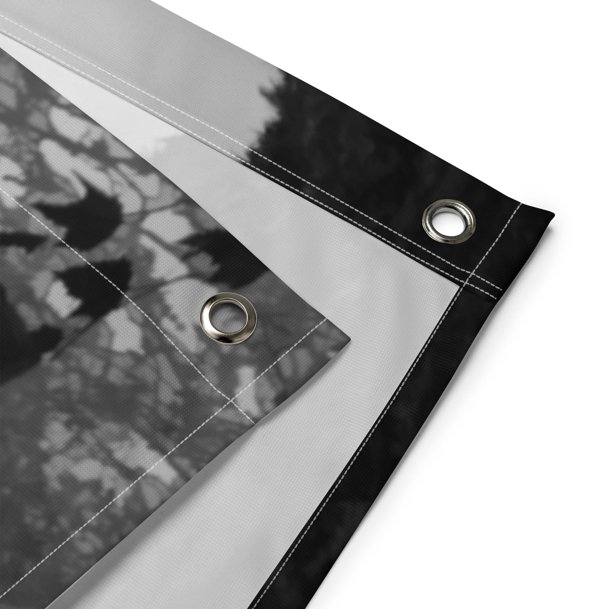 Wal with the Dog Painitng Flag Tapestry-2